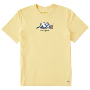 Men's Beach Jake Short Sleeve Crusher Tee Life is Good