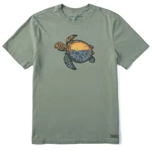 Men's Beach Turtle Sealife Short Sleeve Tee Life is Good