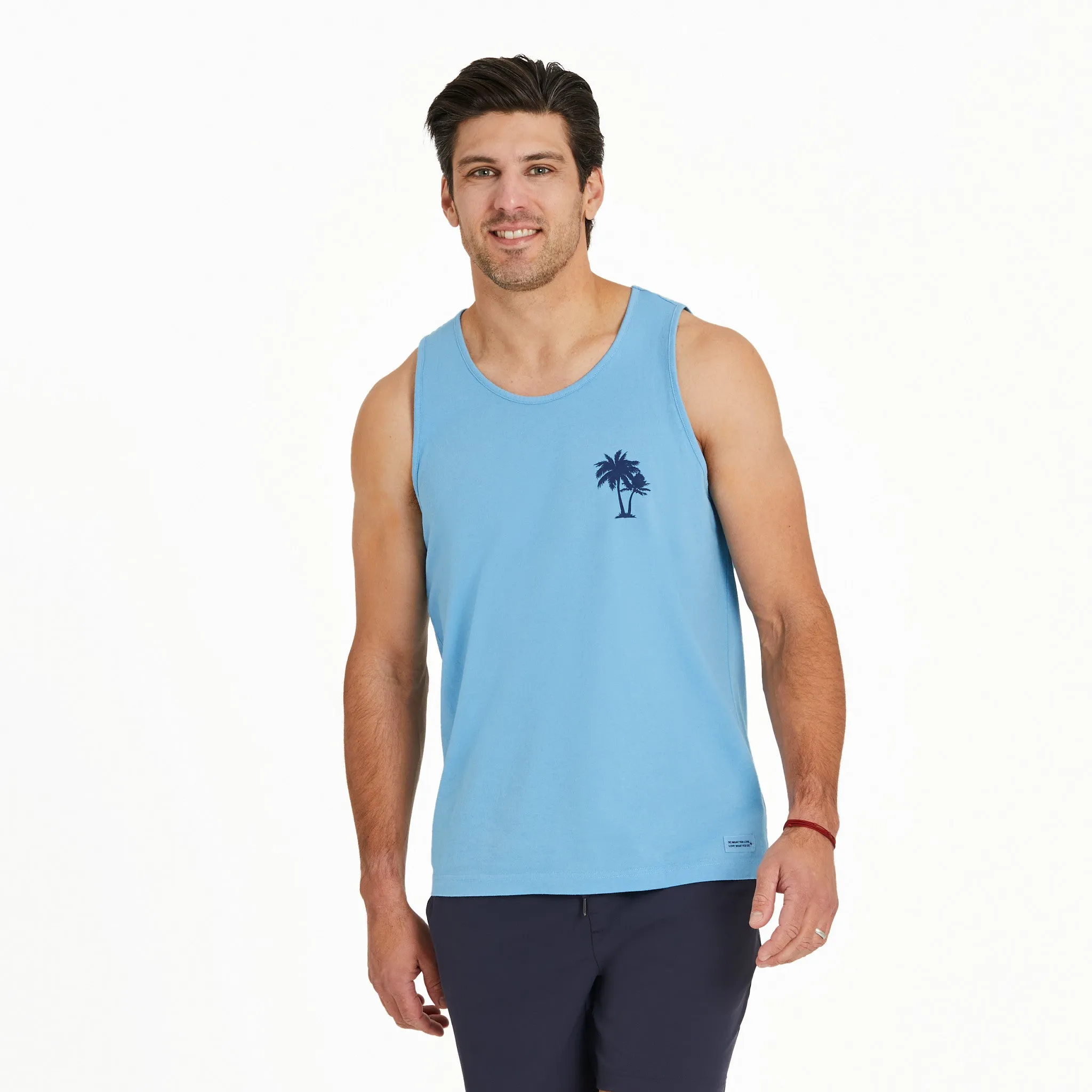 Men's Beachy Palms Crusher-LITE Tank Life is Good