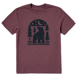 Men's Bear in the Woods Short Sleeve Crusher Tee Life is Good
