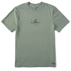 Men's Bear Kayak Short Sleeve Crusher Tee Life is Good
