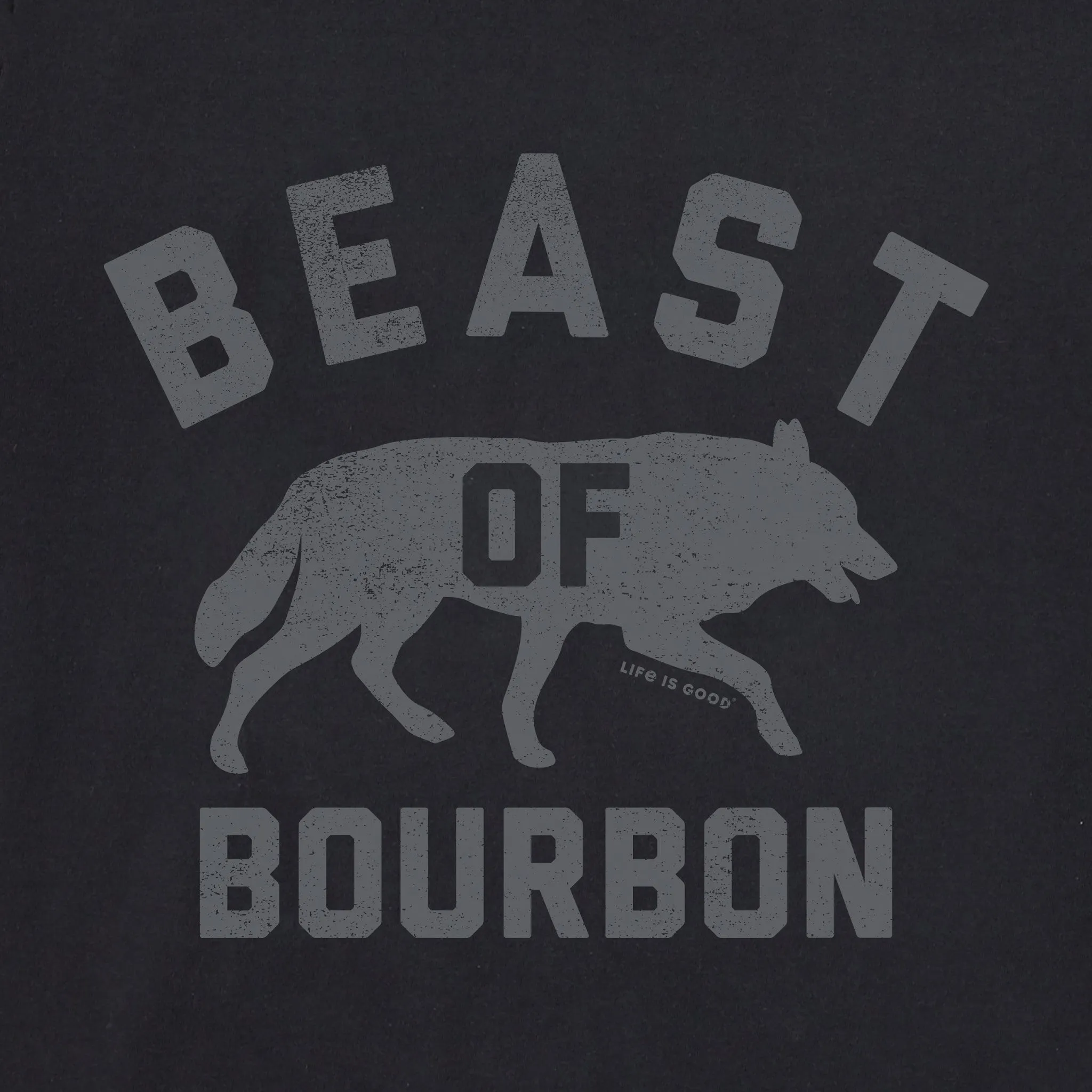 Men's Beast of Bourbon Short Sleeve Crusher Tee Life is Good