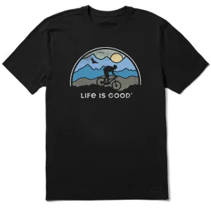 Men's Beautiful Biking Short Sleeve Tee Life is Good