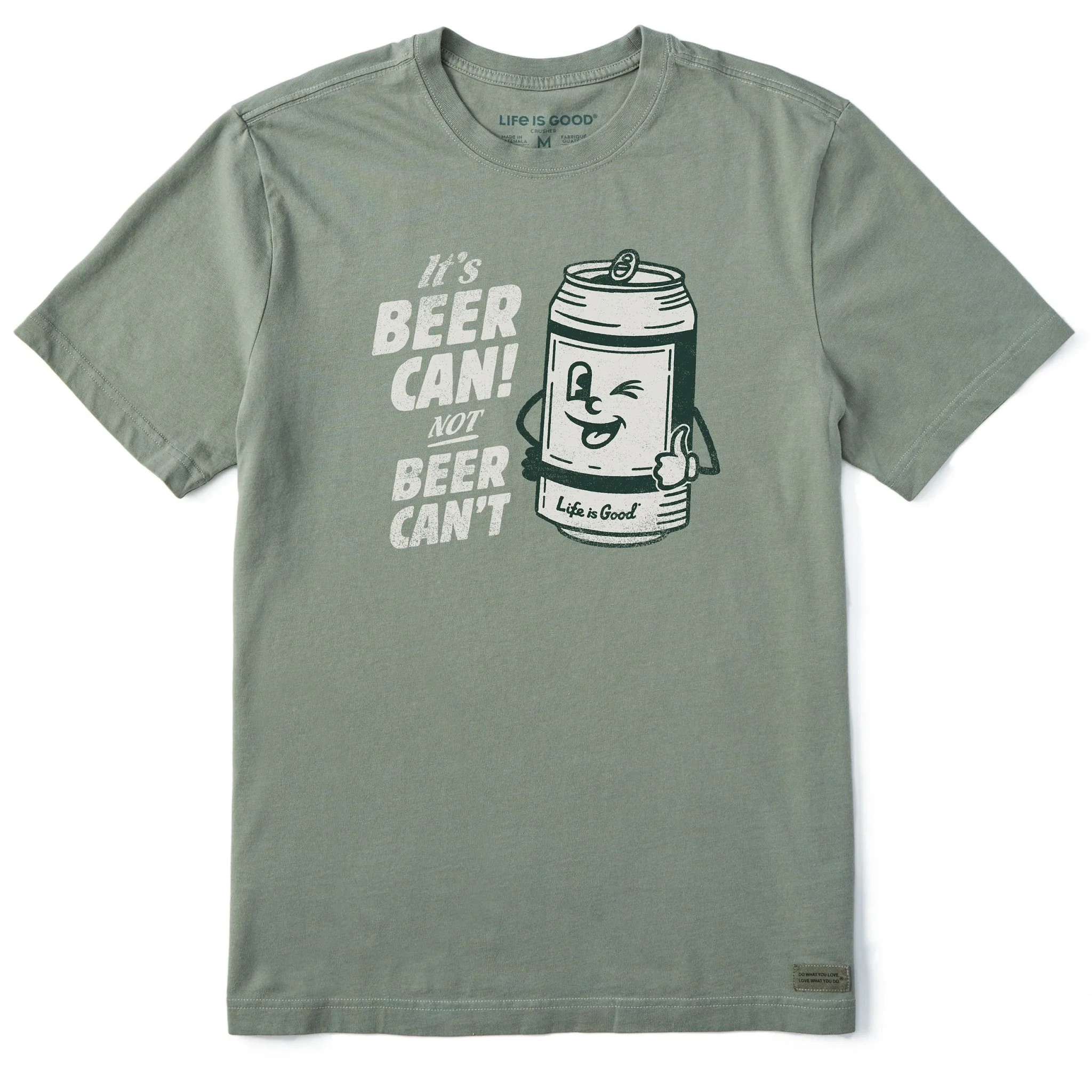 Men's Beer Can Short Sleeve Tee Life is Good