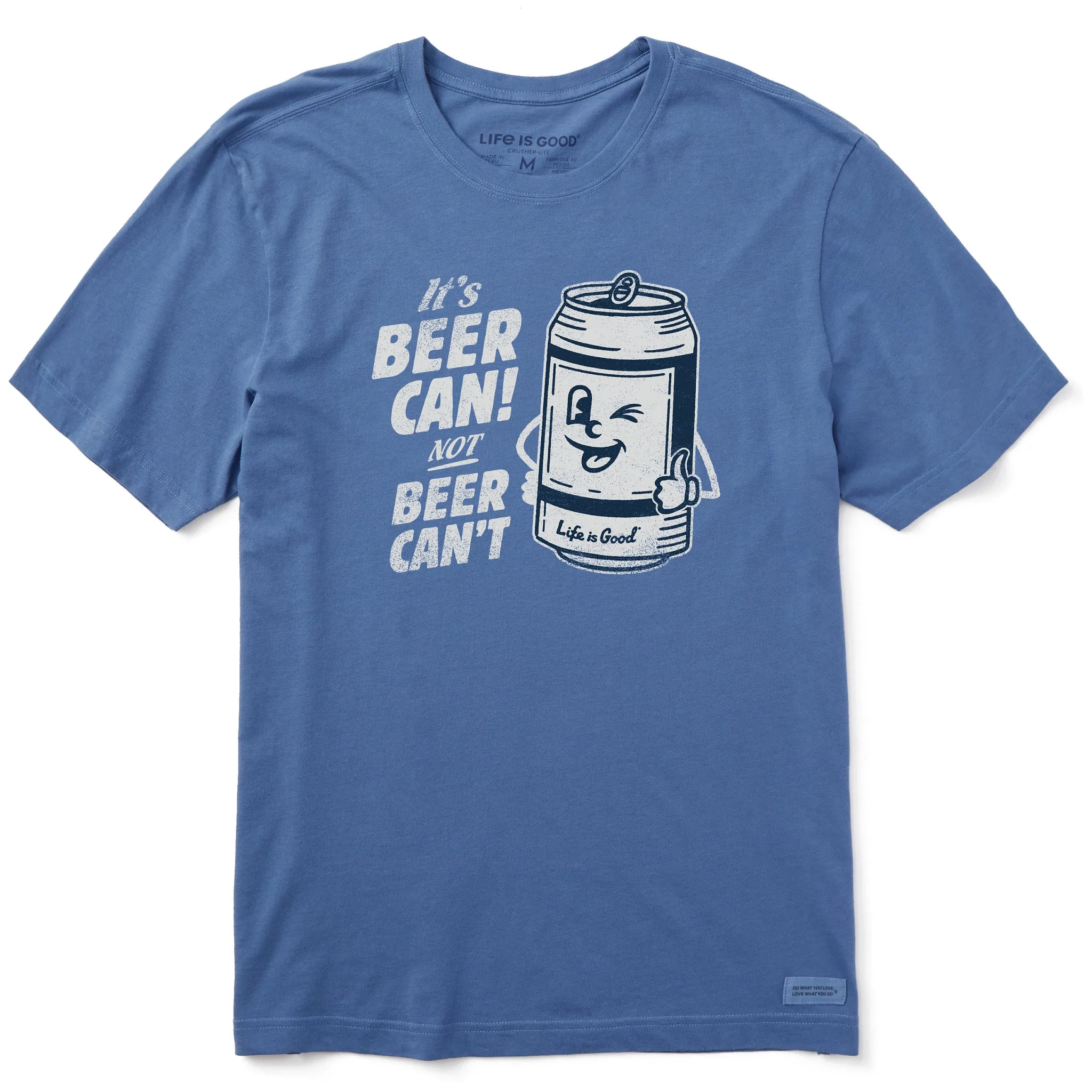 Men's Beer Can Short Sleeve Tee Life is Good