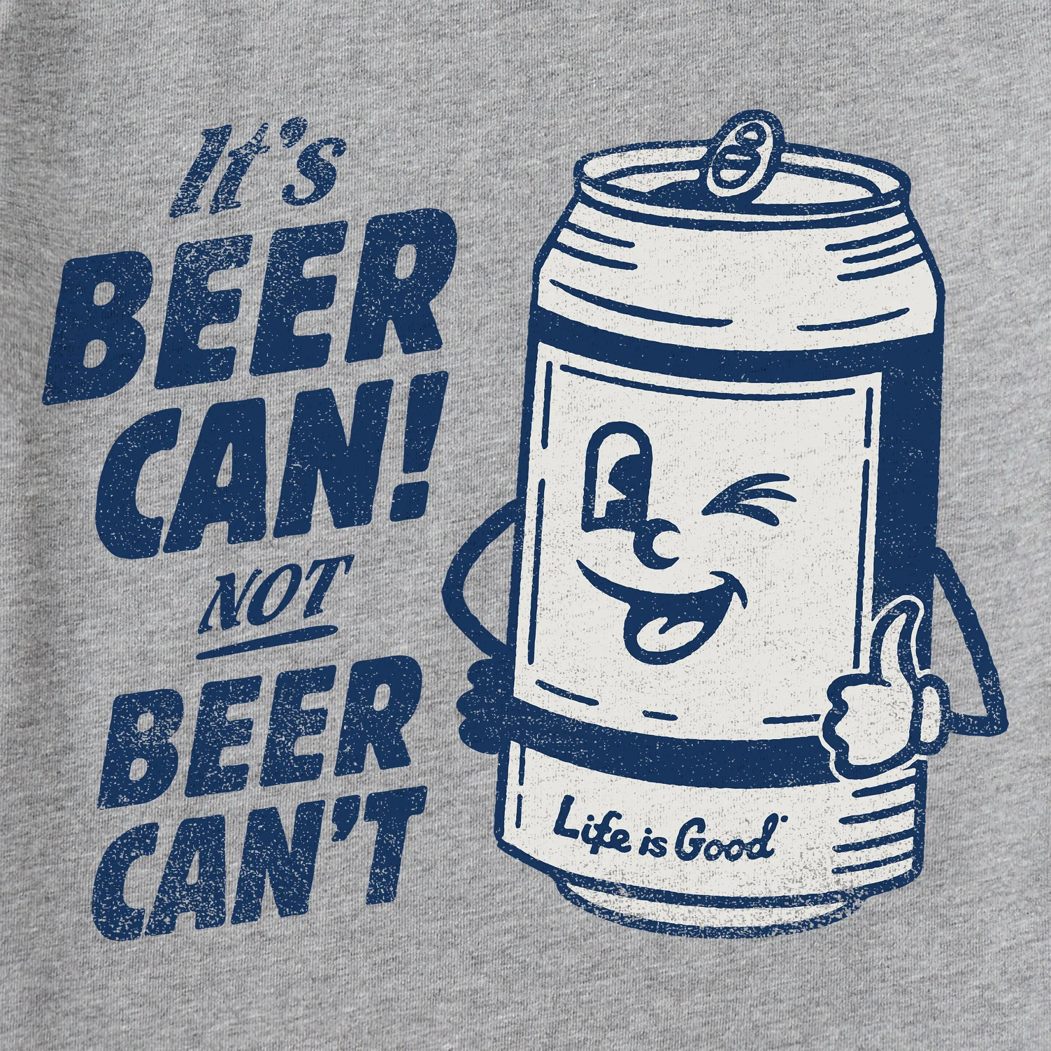 Men's Beer Can Short Sleeve Tee Life is Good