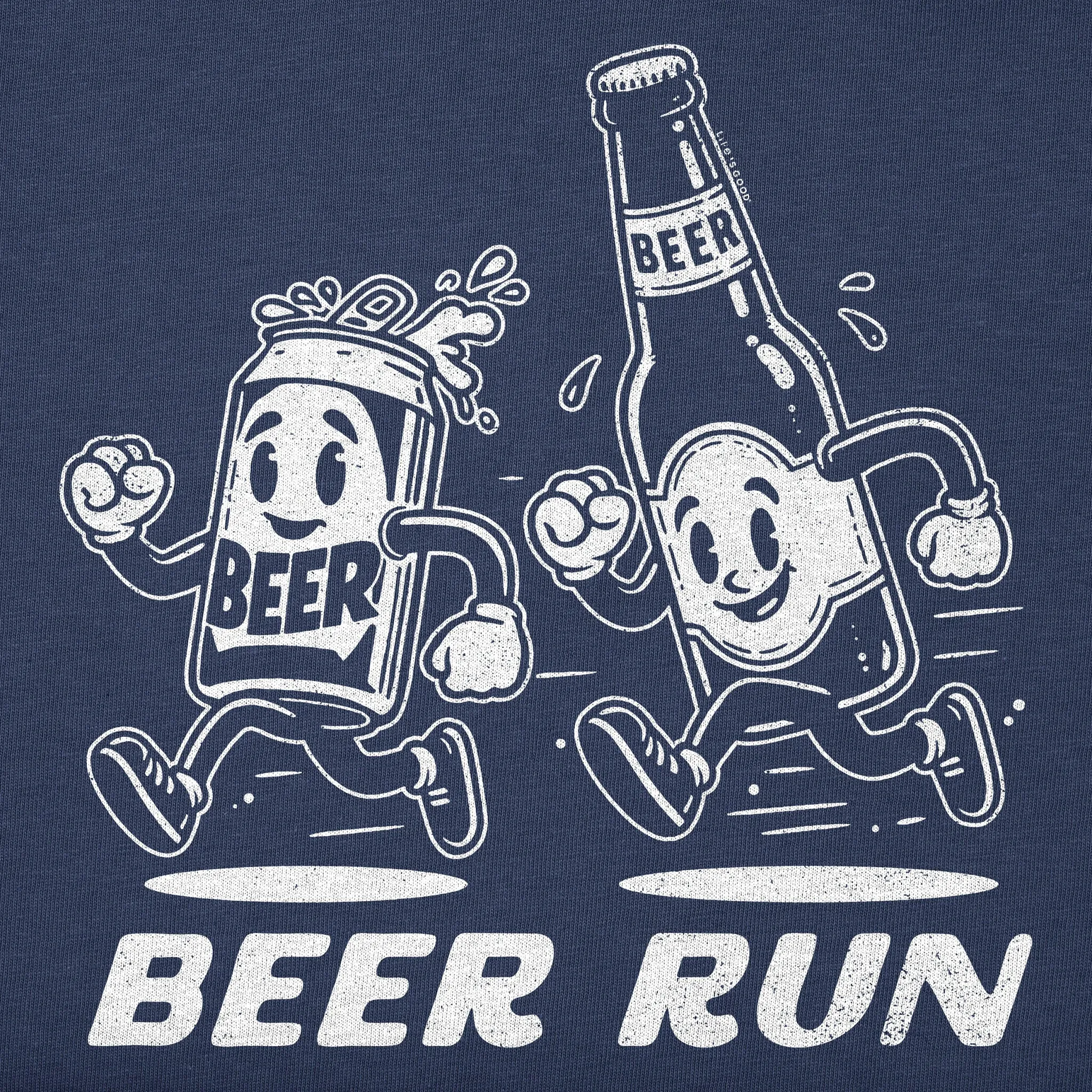 Men's Beer Run Short Sleeve Tee Life is Good