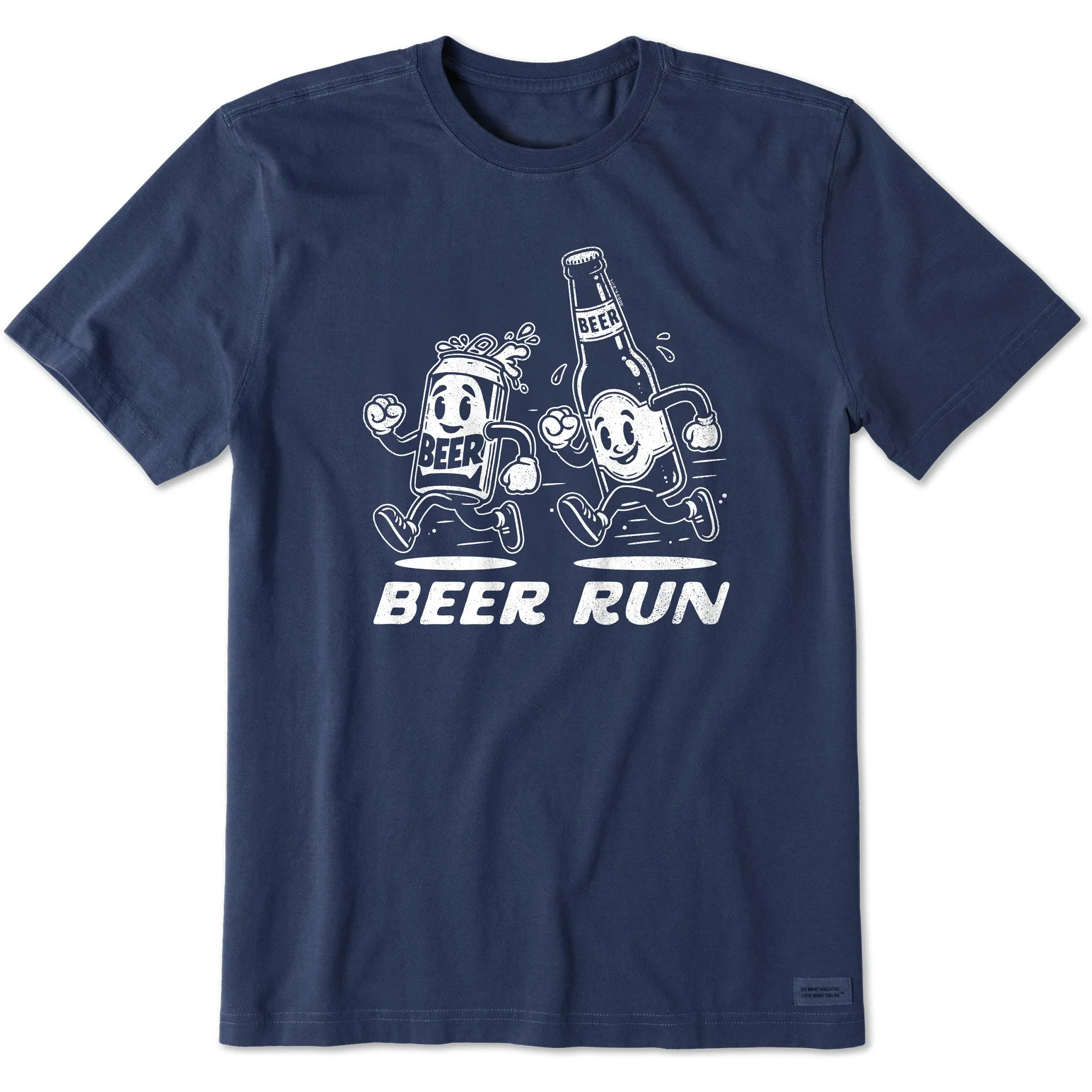 Men's Beer Run Short Sleeve Tee Life is Good
