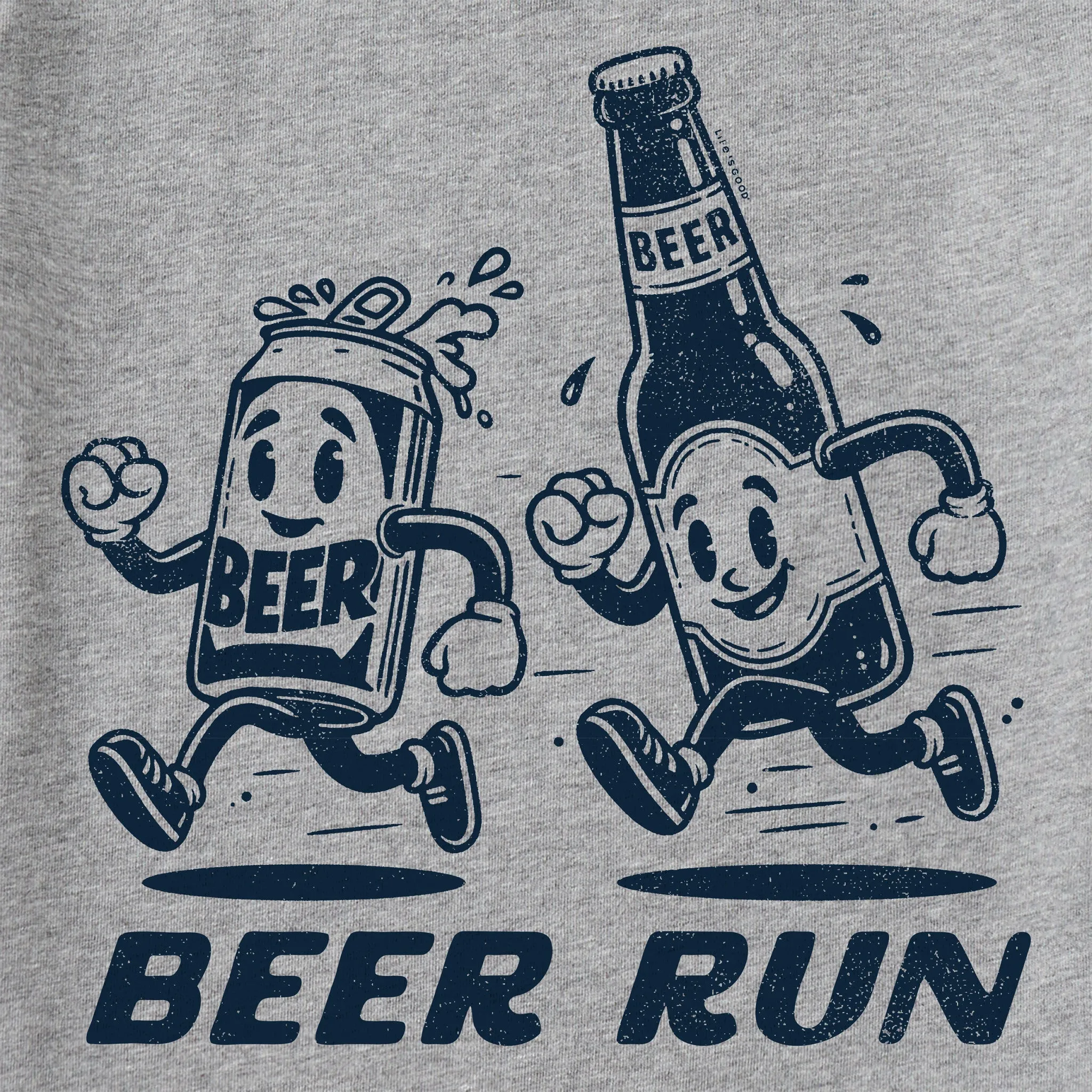 Men's Beer Run Short Sleeve Tee Life is Good