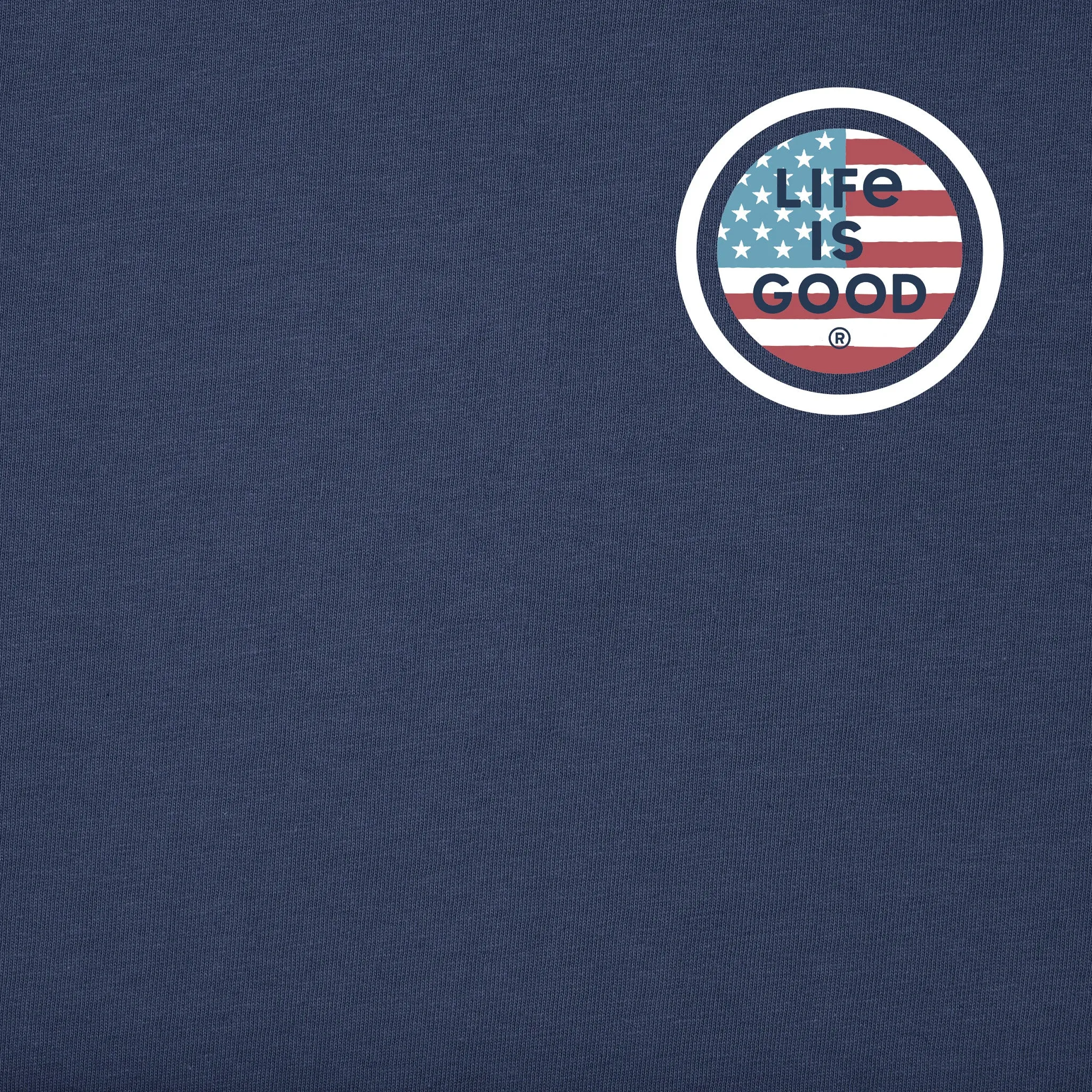 Men's Believe in the Good America Short Sleeve Crusher Tee Life is Good