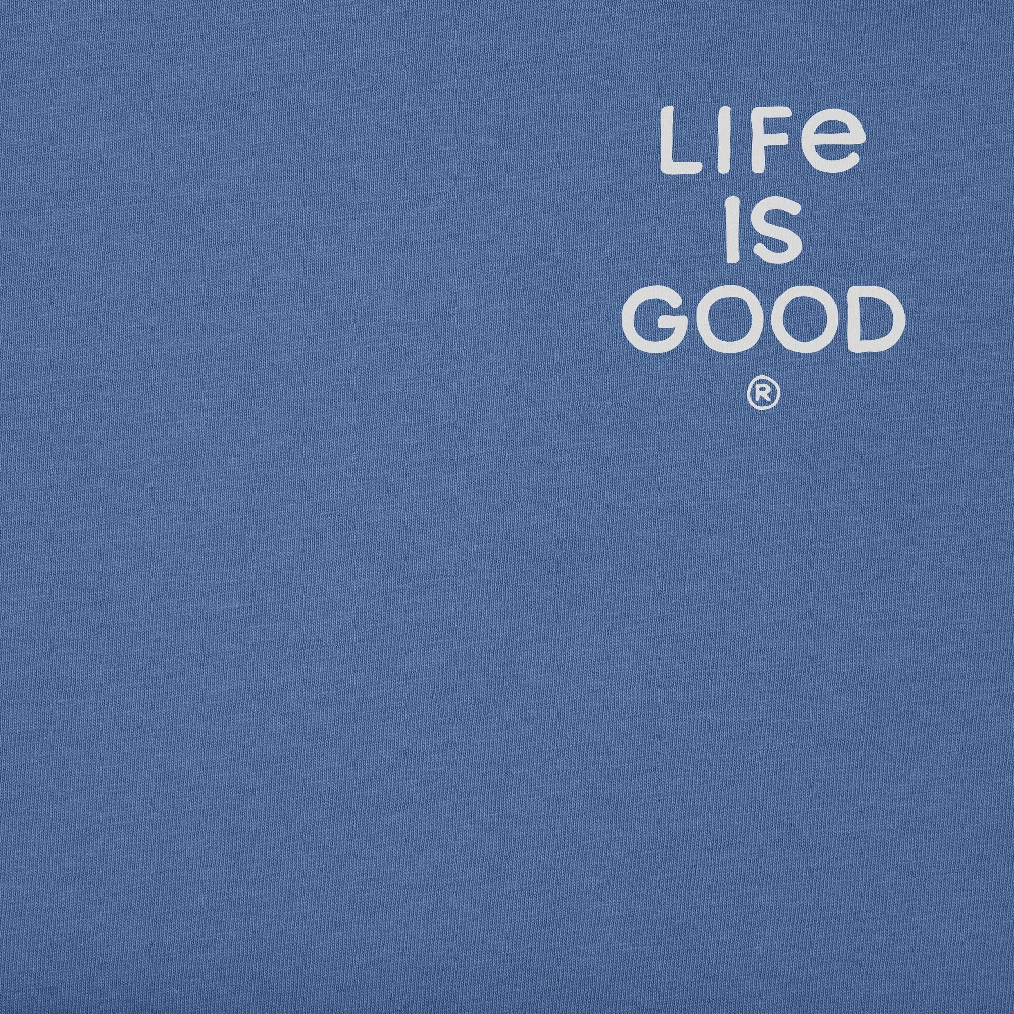Men's Bert's Boxer w Old Fashioned Short Sleeve Crusher Tee Life is Good