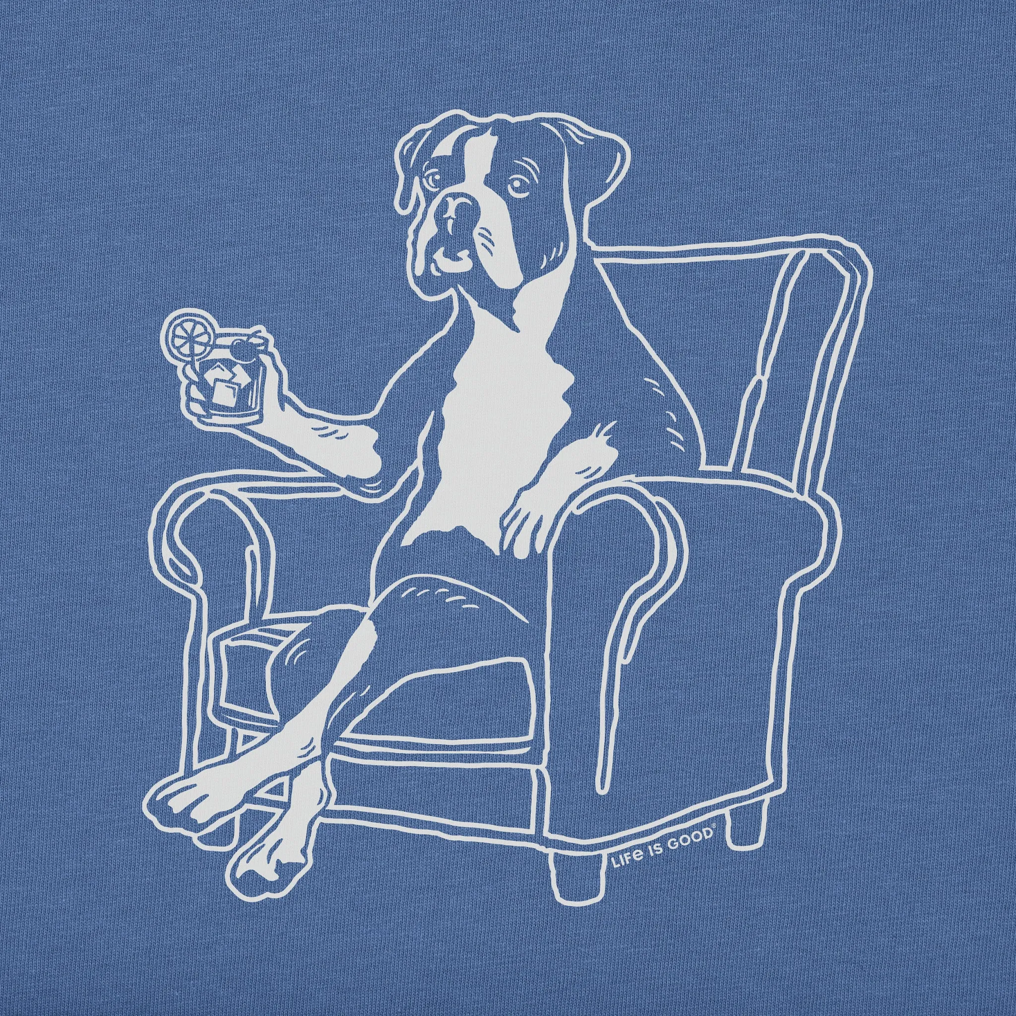 Men's Bert's Boxer w Old Fashioned Short Sleeve Crusher Tee Life is Good