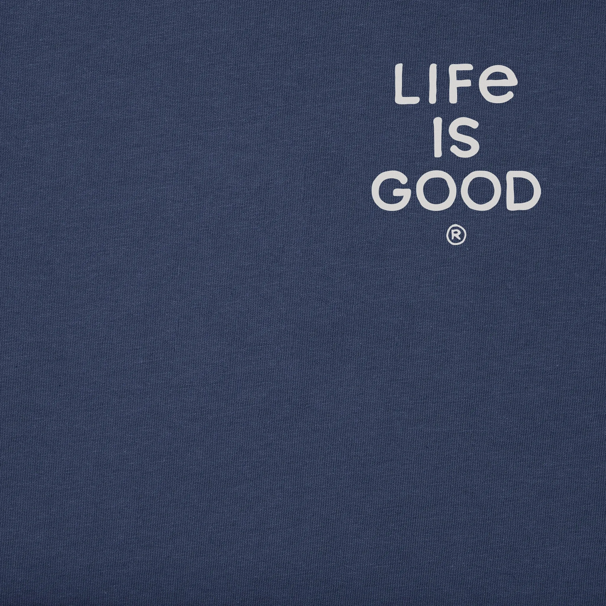 Men's Bert's Boxer w Old Fashioned Short Sleeve Crusher Tee Life is Good