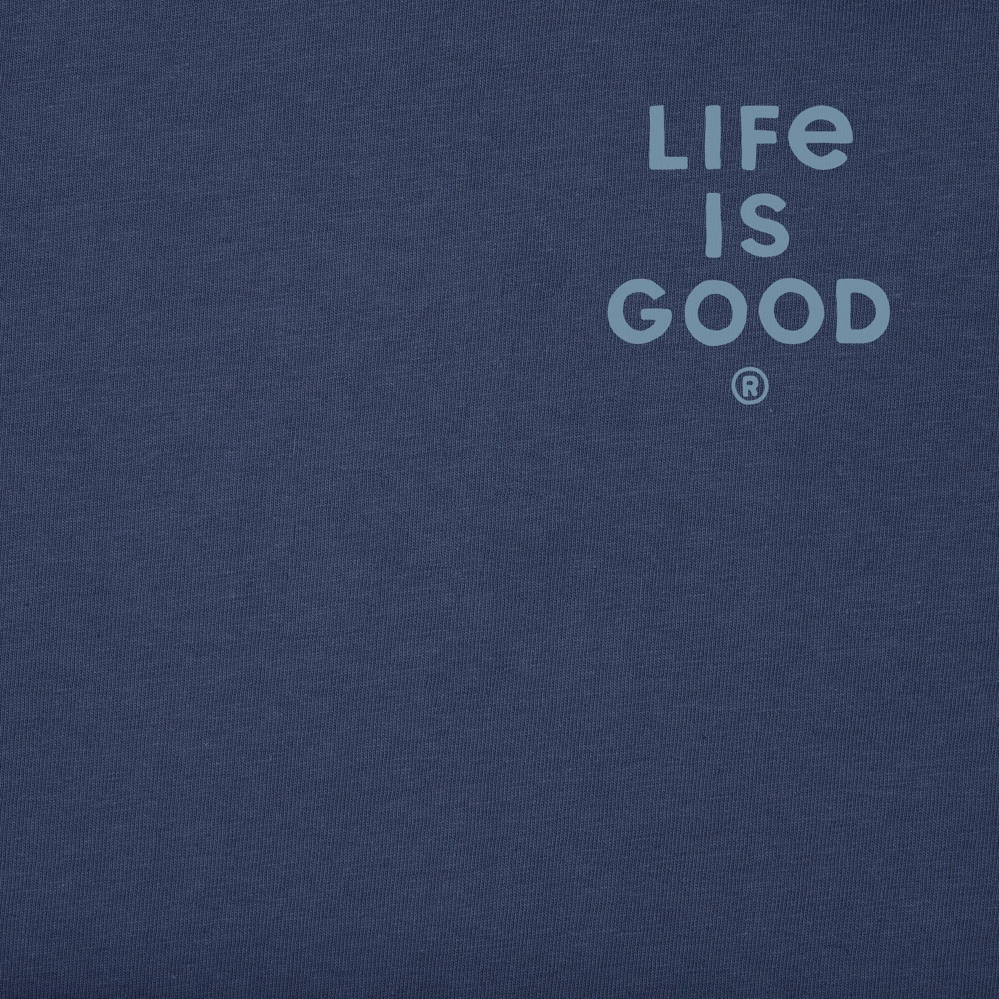 Men's Bert's Breathe Short Sleeve Crusher Tee Life is Good