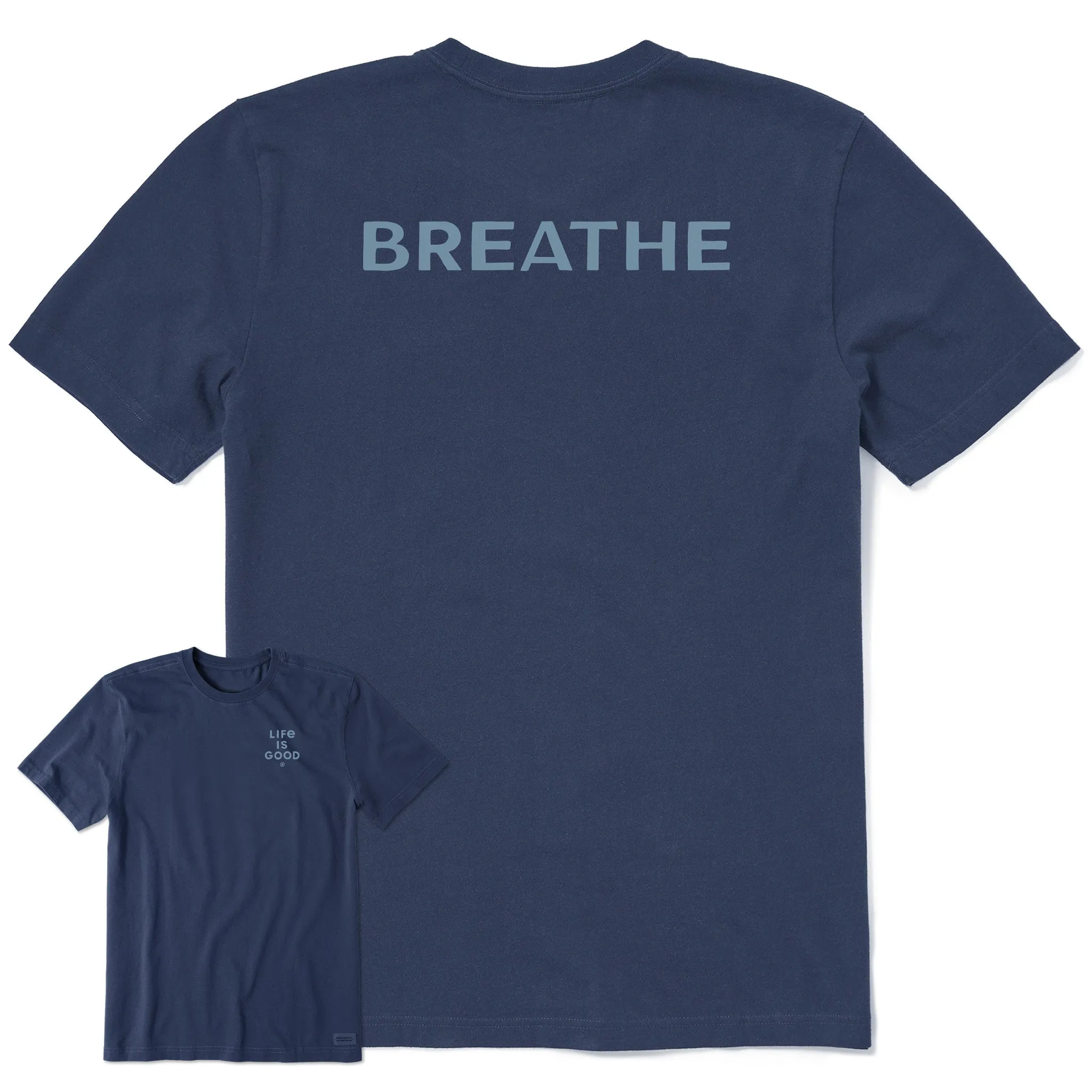 Men's Bert's Breathe Short Sleeve Crusher Tee Life is Good