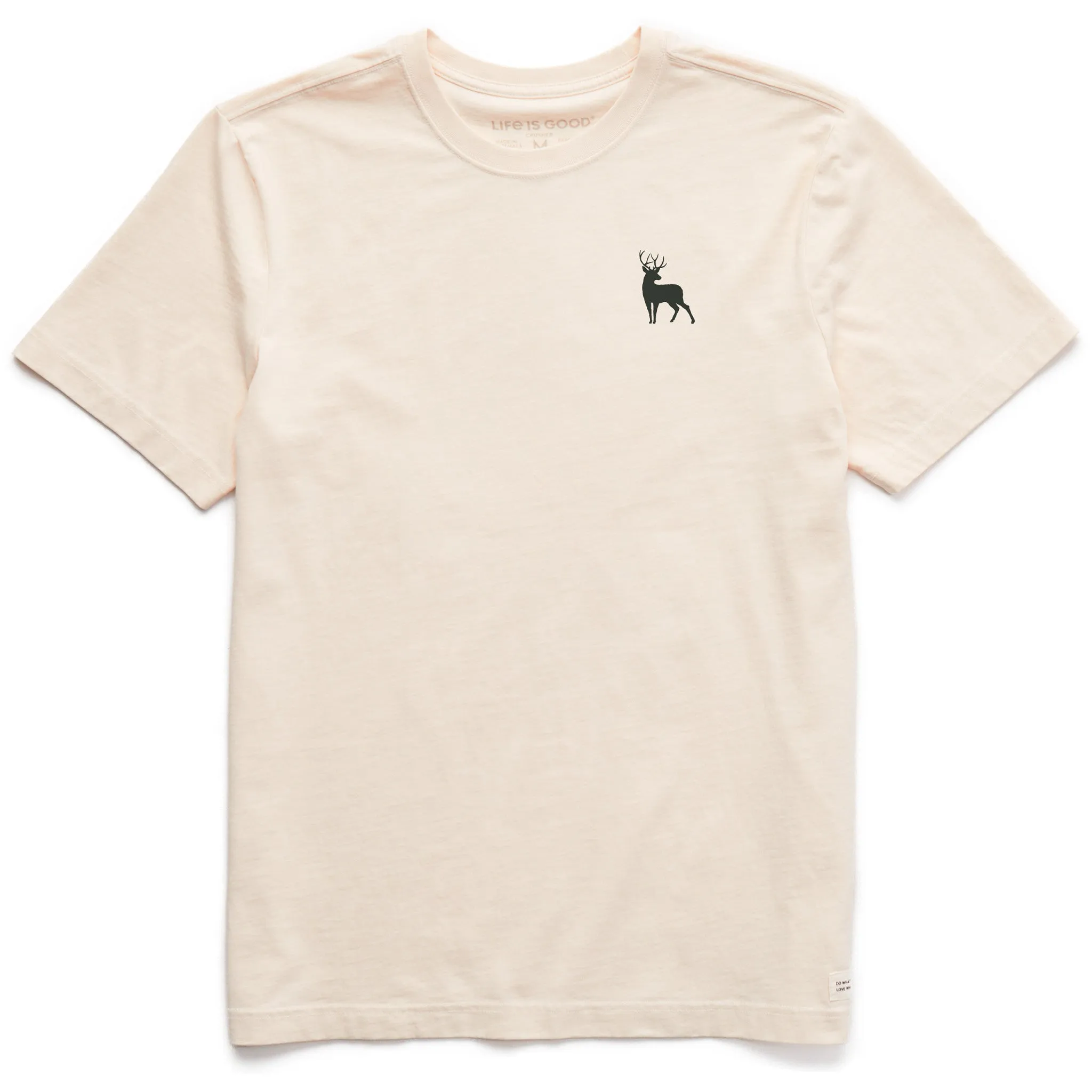 Men's Bert's Buck Short Sleeve Crusher Tee Life is Good