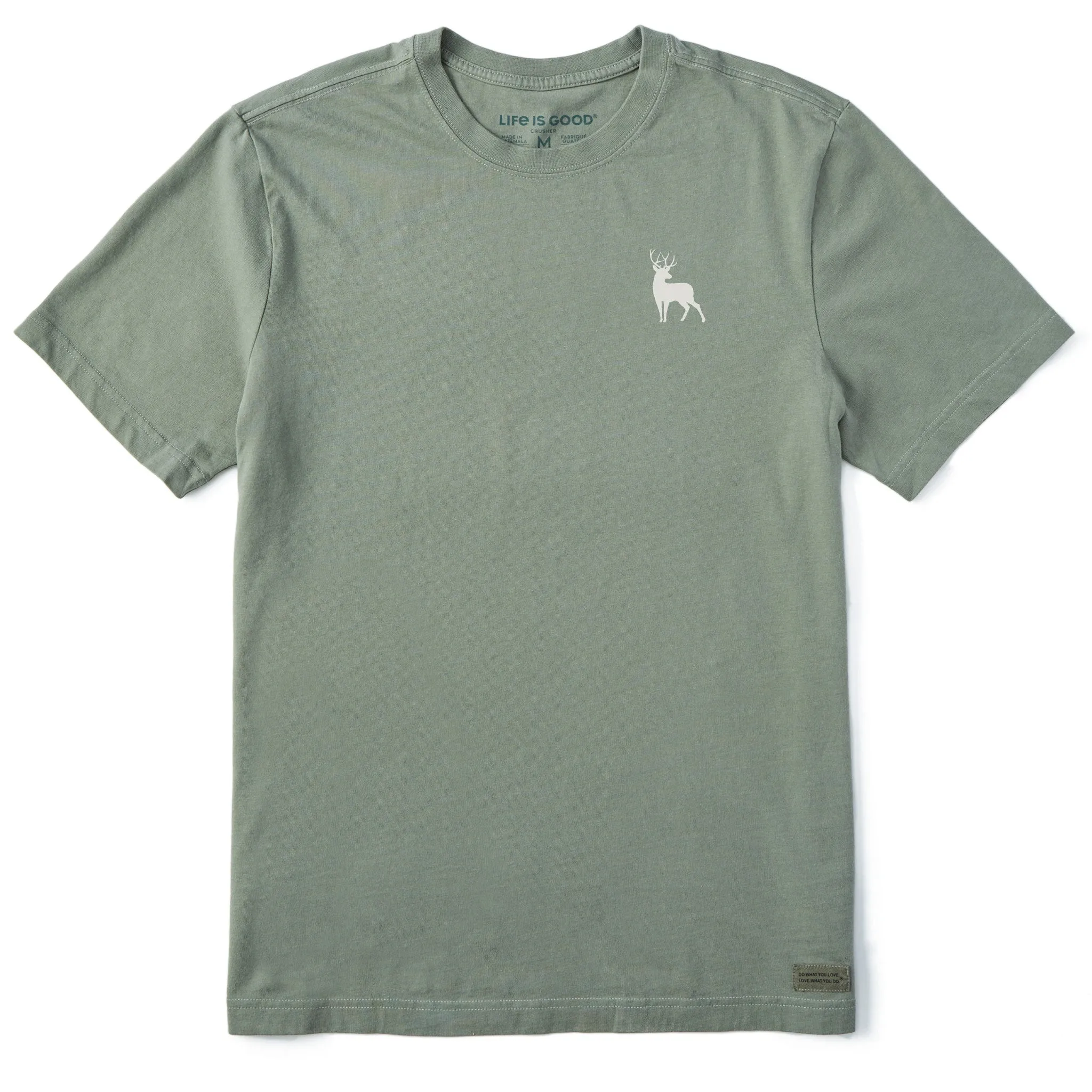 Men's Bert's Buck Short Sleeve Crusher Tee Life is Good