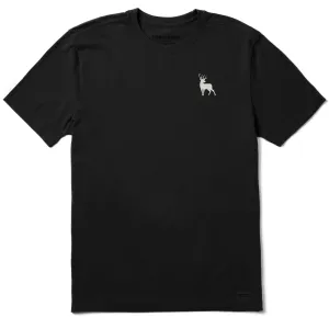 Men's Bert's Buck Short Sleeve Crusher Tee Life is Good