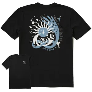 Men's Bert's Celestial Medley Short Sleeve Crusher Tee Life is Good