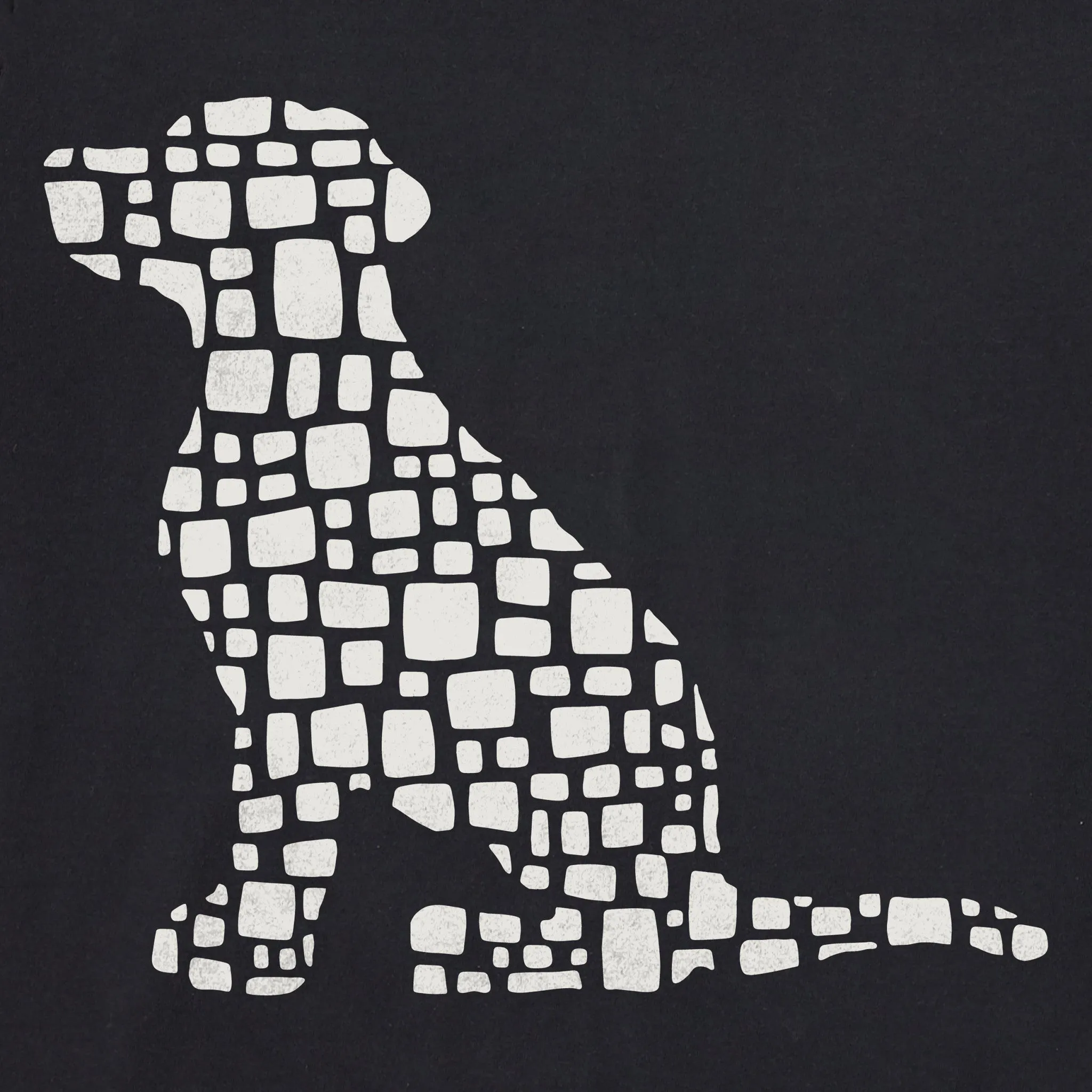 Men's Bert's Cobblestone Dog Short Sleeve Crusher Tee Life is Good