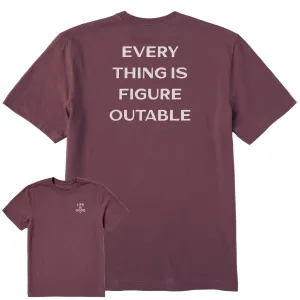 Men's Bert's Figureoutable Short Sleeve Crusher Tee Life is Good