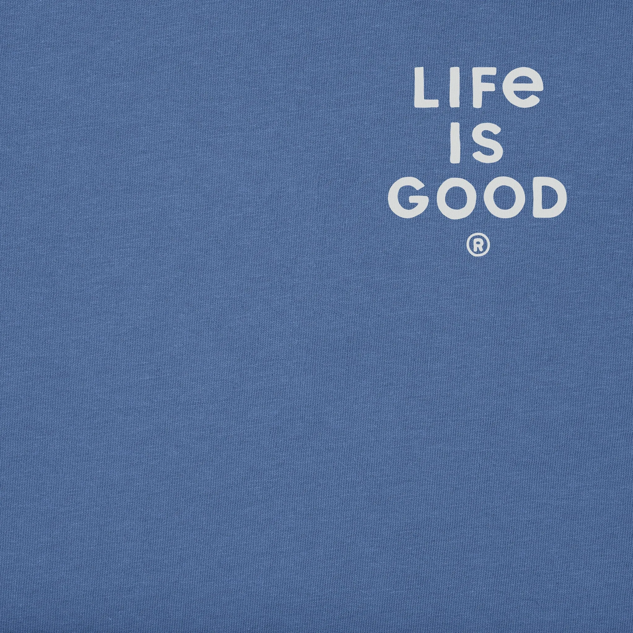 Men's Bert's Figureoutable Short Sleeve Crusher Tee Life is Good