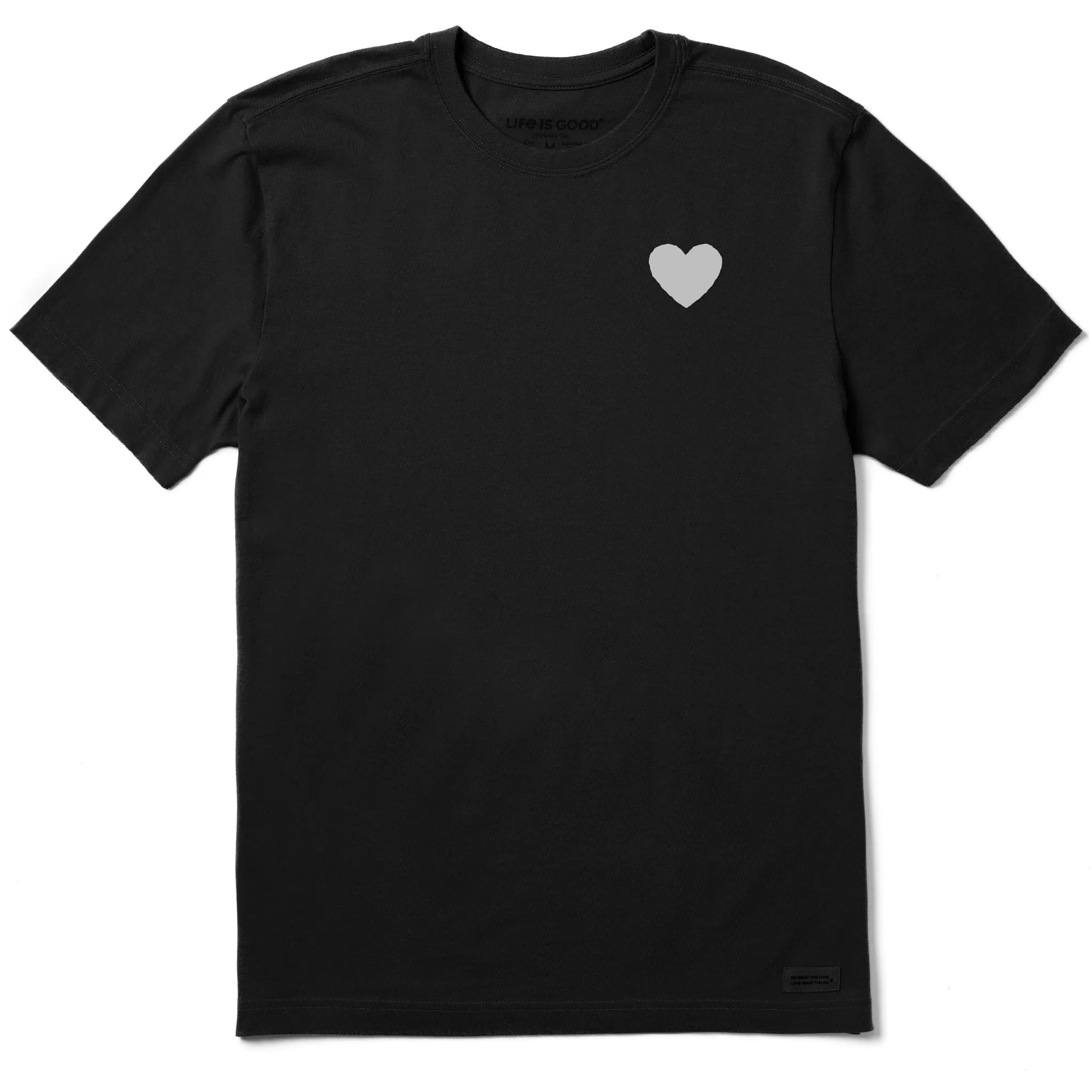 Men's Bert's Heart Short Sleeve Crusher Tee Life is Good