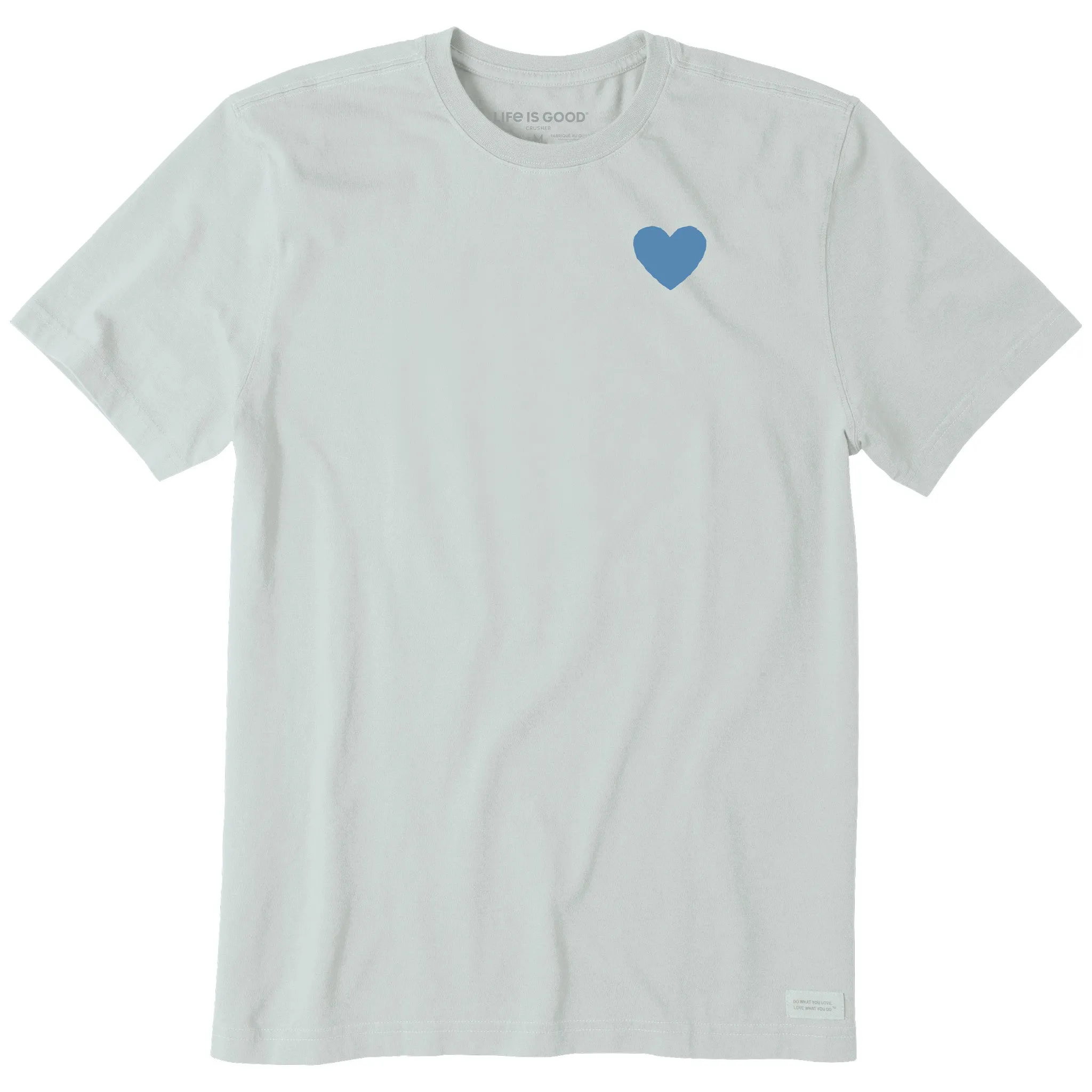 Men's Bert's Heart Short Sleeve Crusher Tee Life is Good