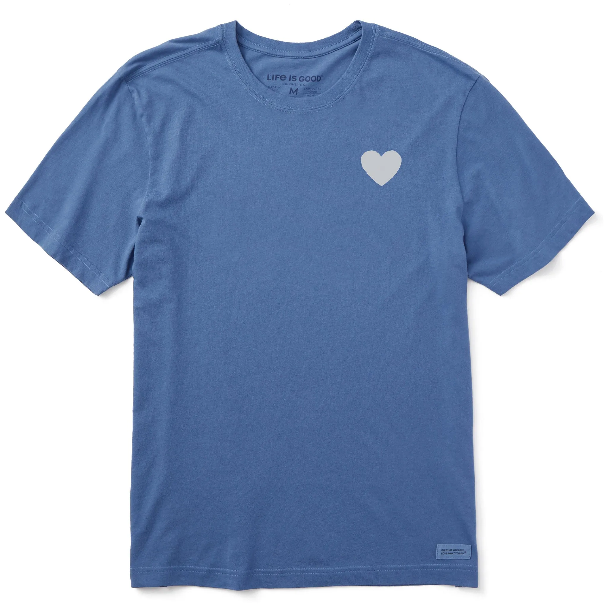 Men's Bert's Heart Short Sleeve Crusher Tee Life is Good