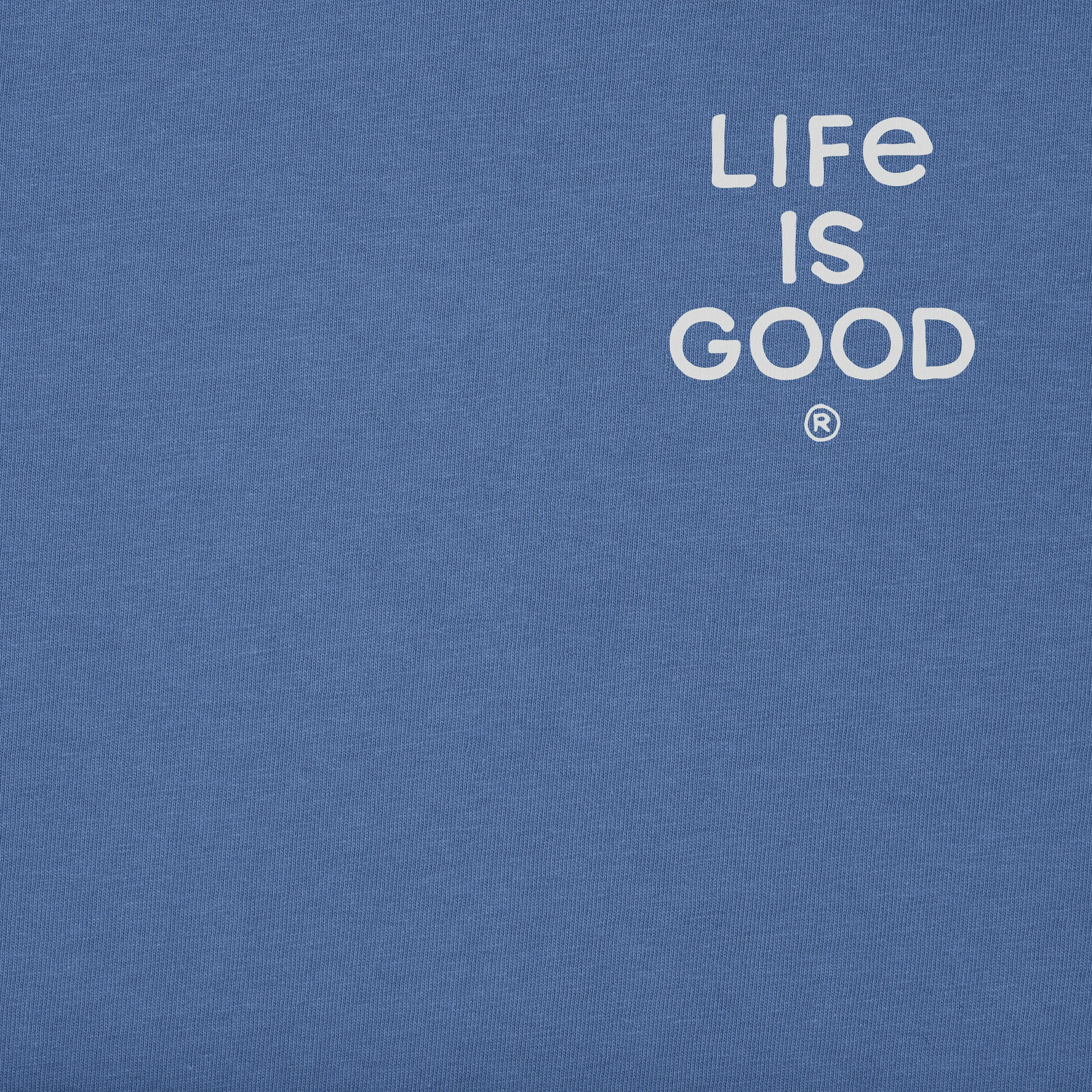 Men's Bert's Lab with Coffee Short Sleeve Crusher Tee Life is Good
