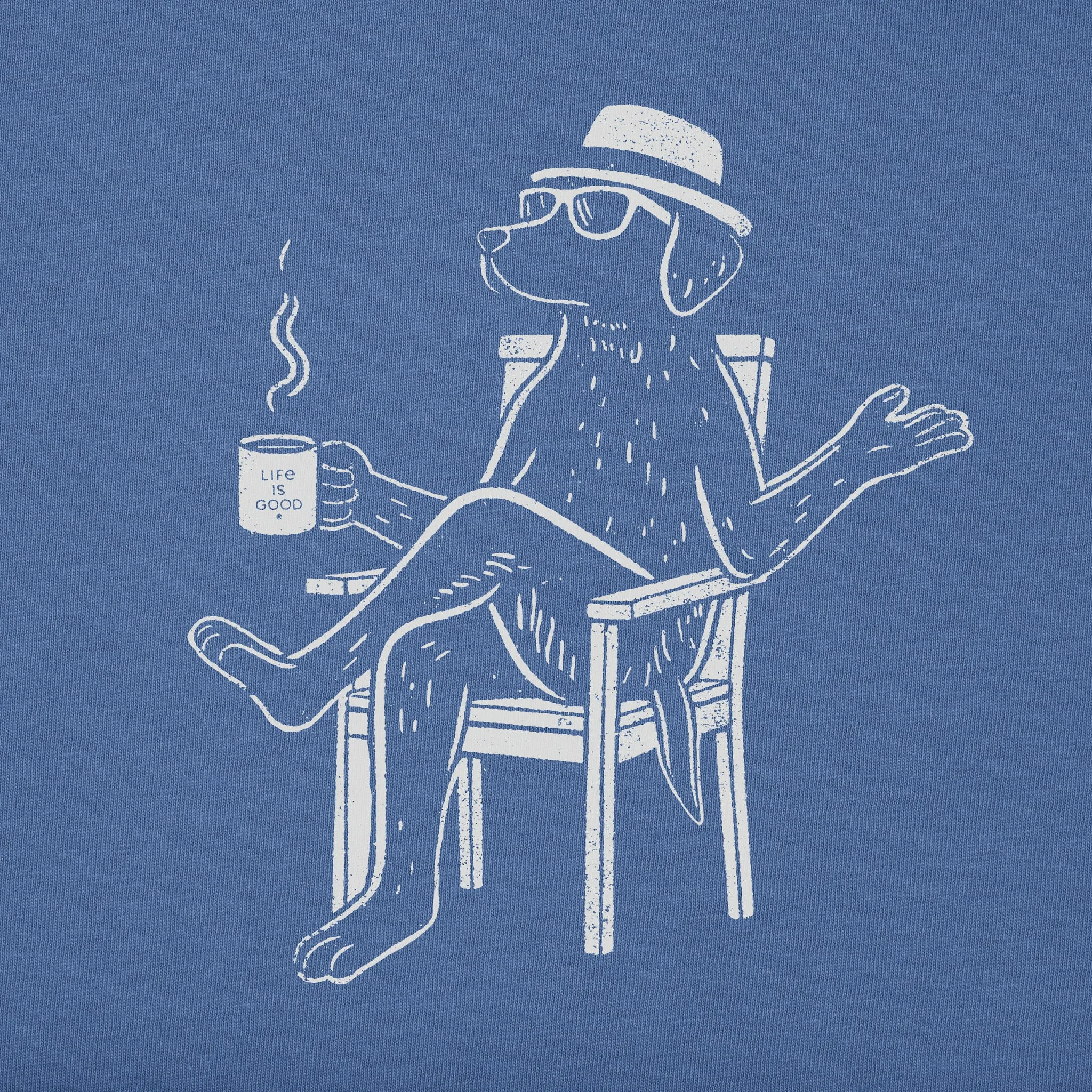 Men's Bert's Lab with Coffee Short Sleeve Crusher Tee Life is Good