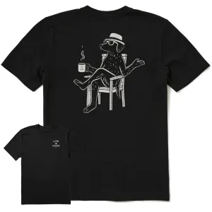 Men's Bert's Lab with Coffee Short Sleeve Crusher Tee Life is Good