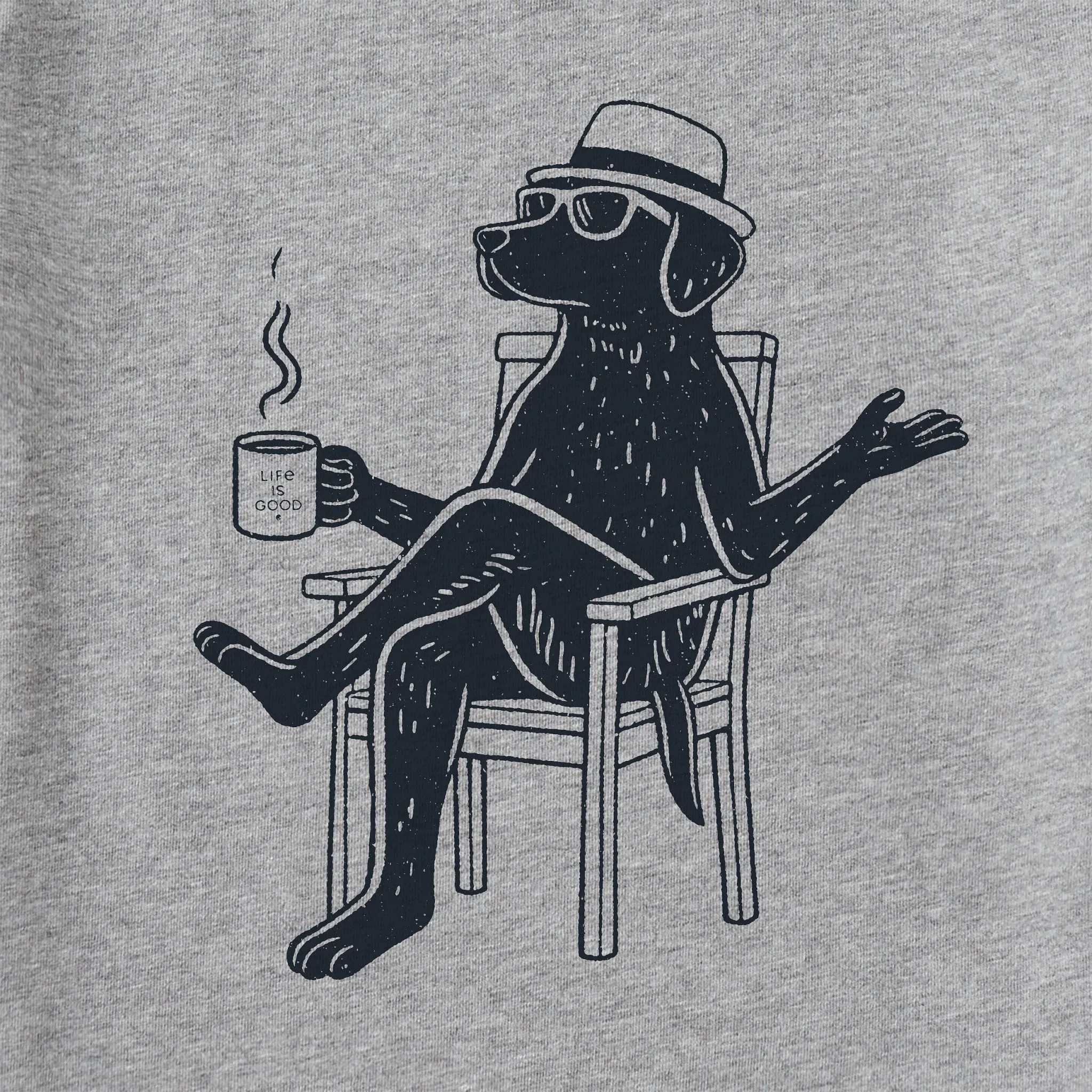 Men's Bert's Lab with Coffee Short Sleeve Crusher Tee Life is Good