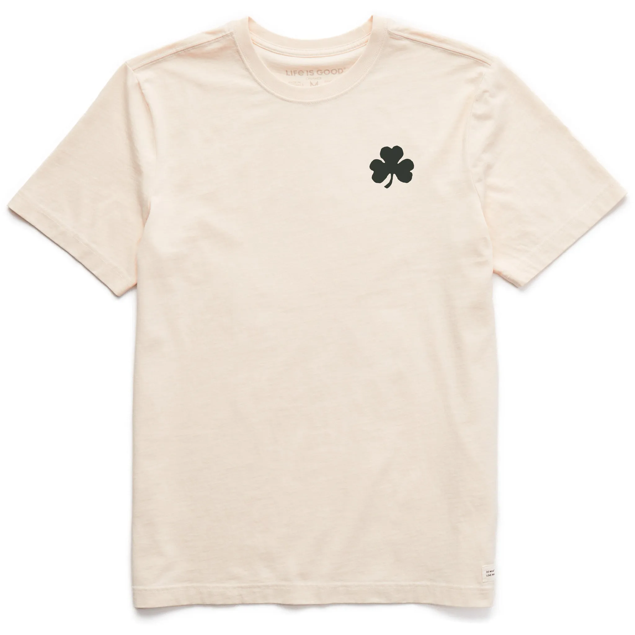 Men's Bert's Shamrock Short Sleeve Crusher Tee Life is Good