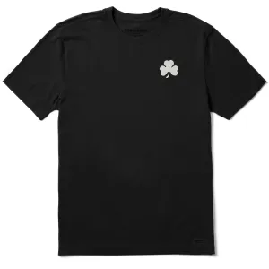 Men's Bert's Shamrock Short Sleeve Crusher Tee Life is Good