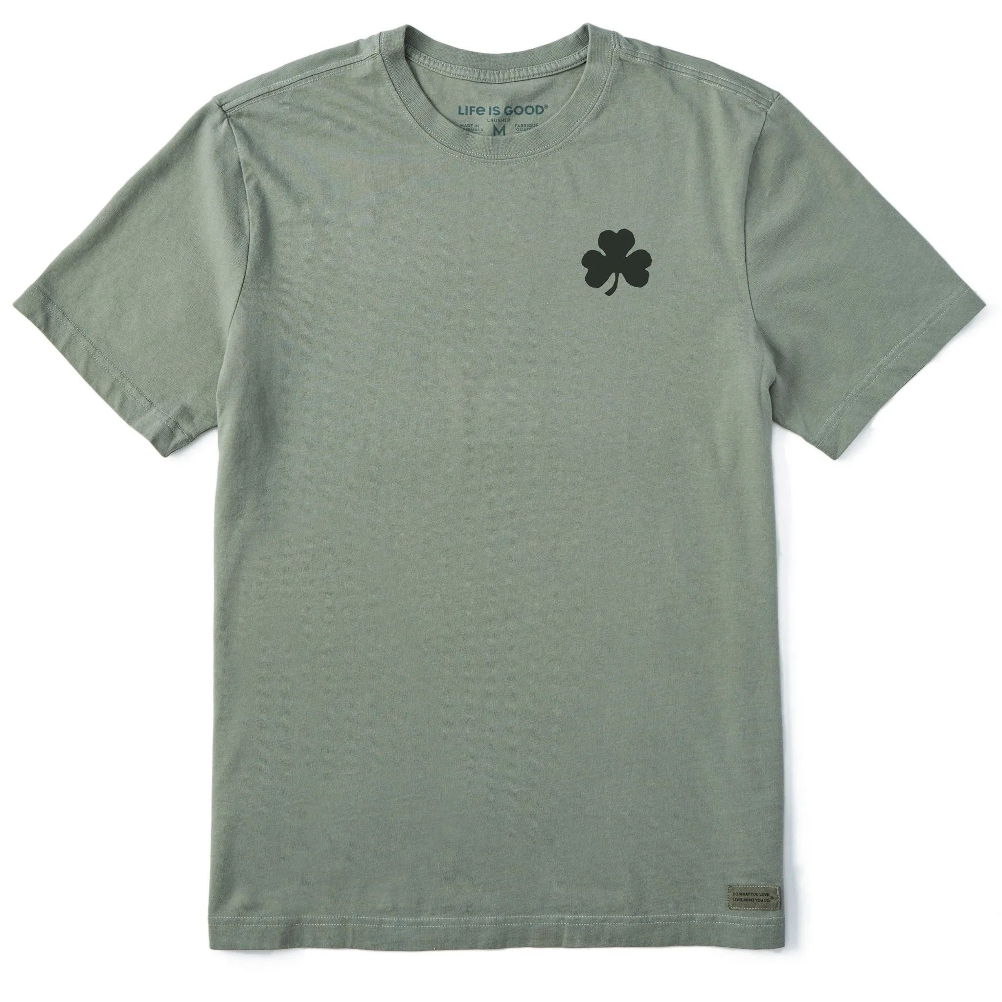 Men's Bert's Shamrock Short Sleeve Crusher Tee Life is Good