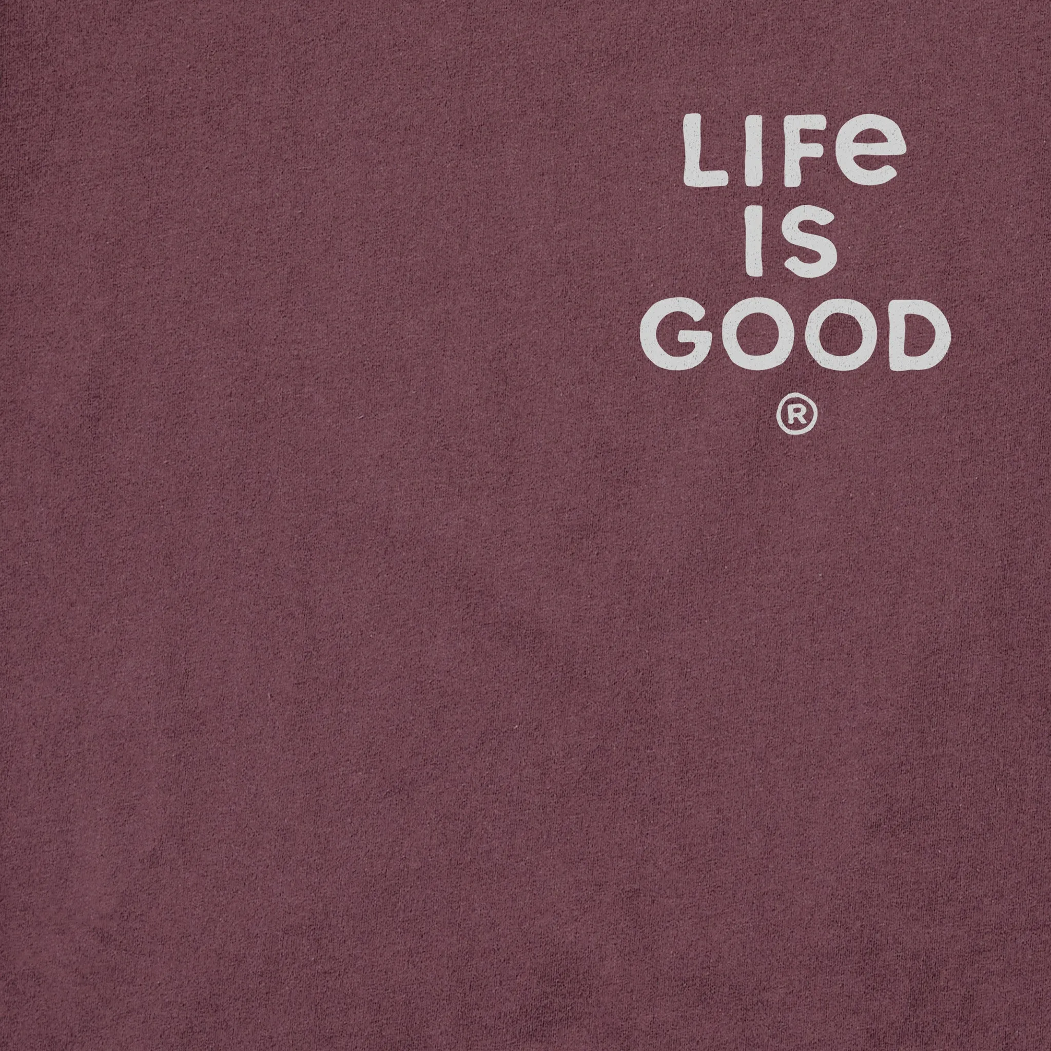 Men's Bert's Stacked LIG Short Sleeve Crusher Tee Life is Good