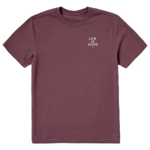 Men's Bert's Stacked LIG Short Sleeve Crusher Tee Life is Good