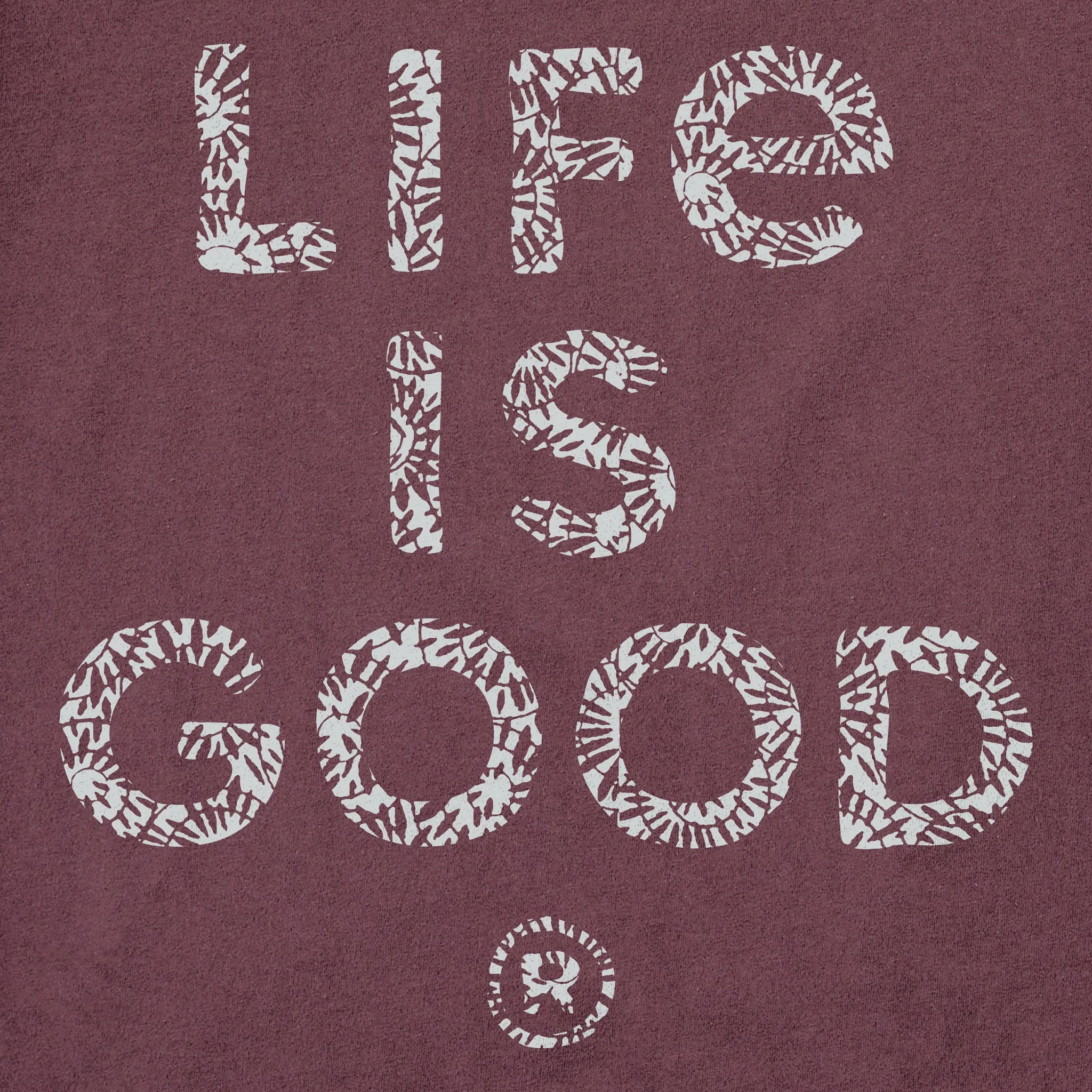 Men's Bert's Stacked Smashing LIG Short Sleeve Crusher Tee Life is Good
