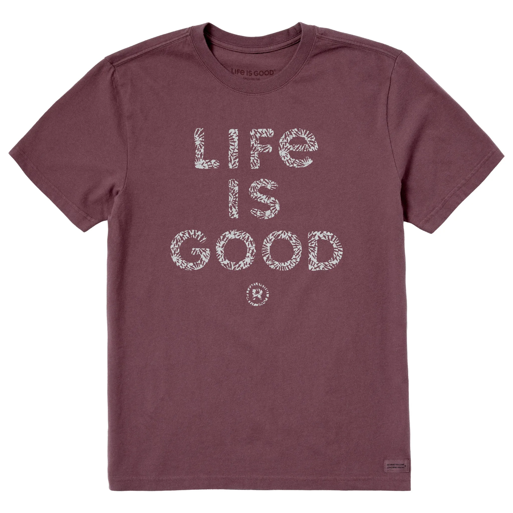 Men's Bert's Stacked Smashing LIG Short Sleeve Crusher Tee Life is Good