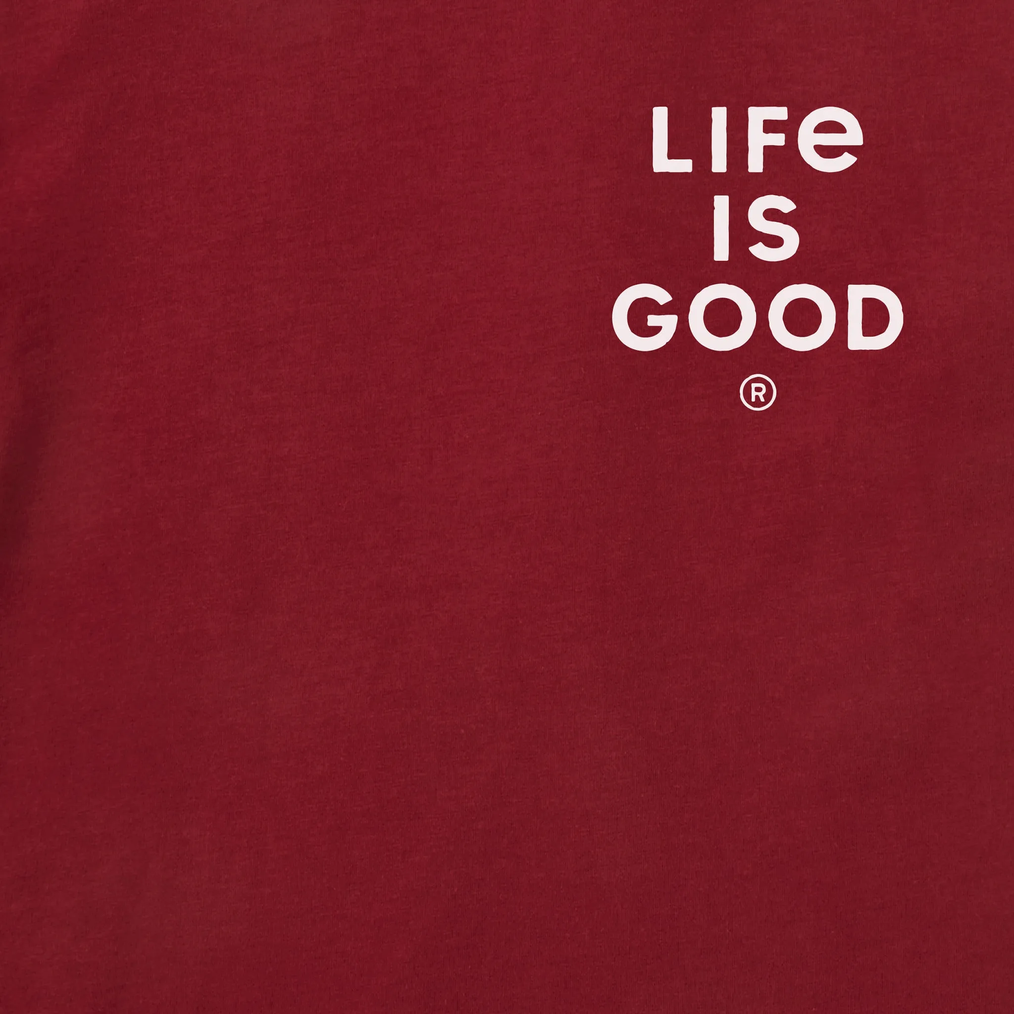 Men's Bert's USA Manifesto Short Sleeve Crusher Tee Life is Good
