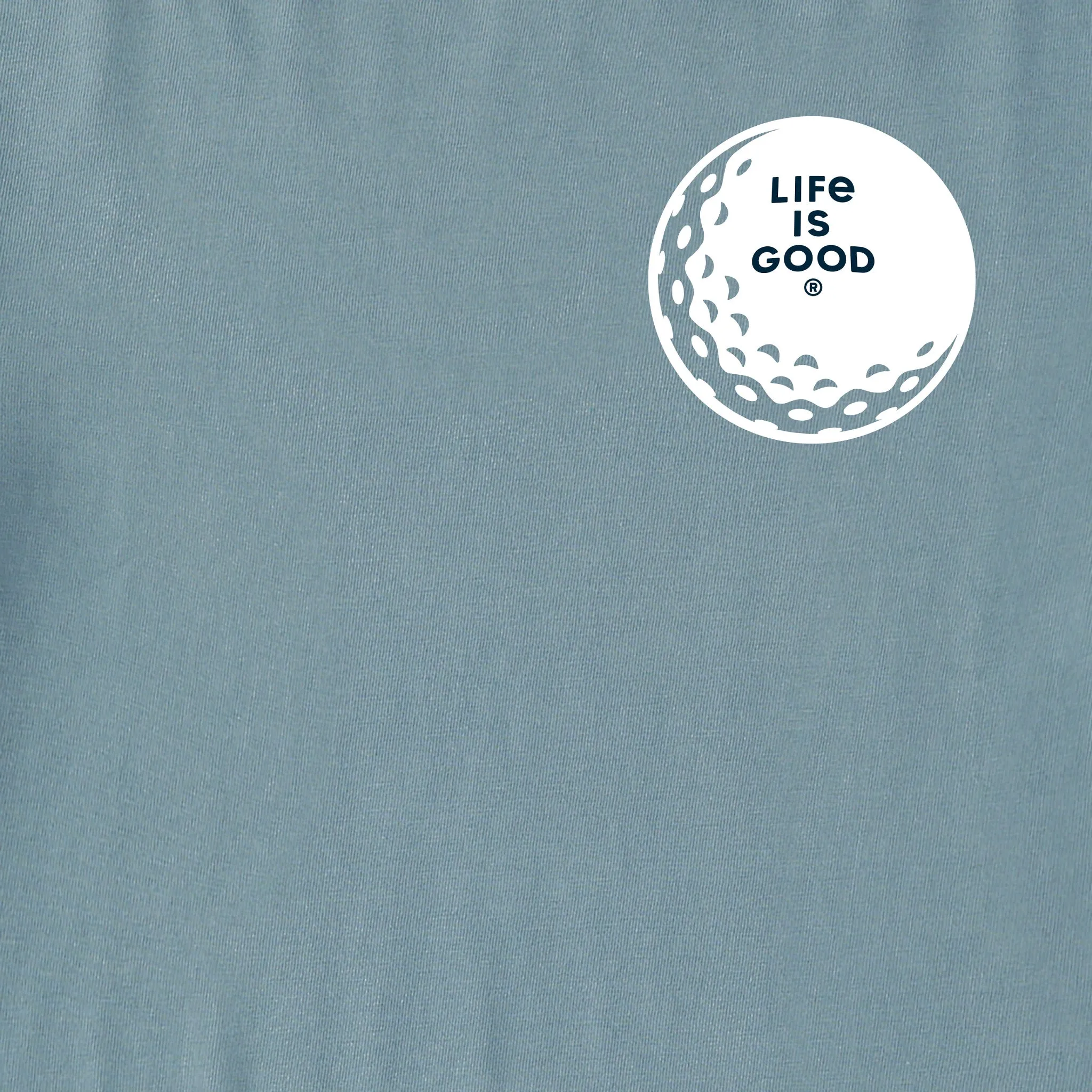 Men's Best Grandpa by Par Golf Short Sleeve Tee Life is Good