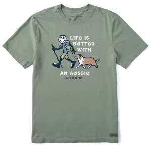 Men's Better With an Aussie Jake Short Sleeve Tee Life is Good