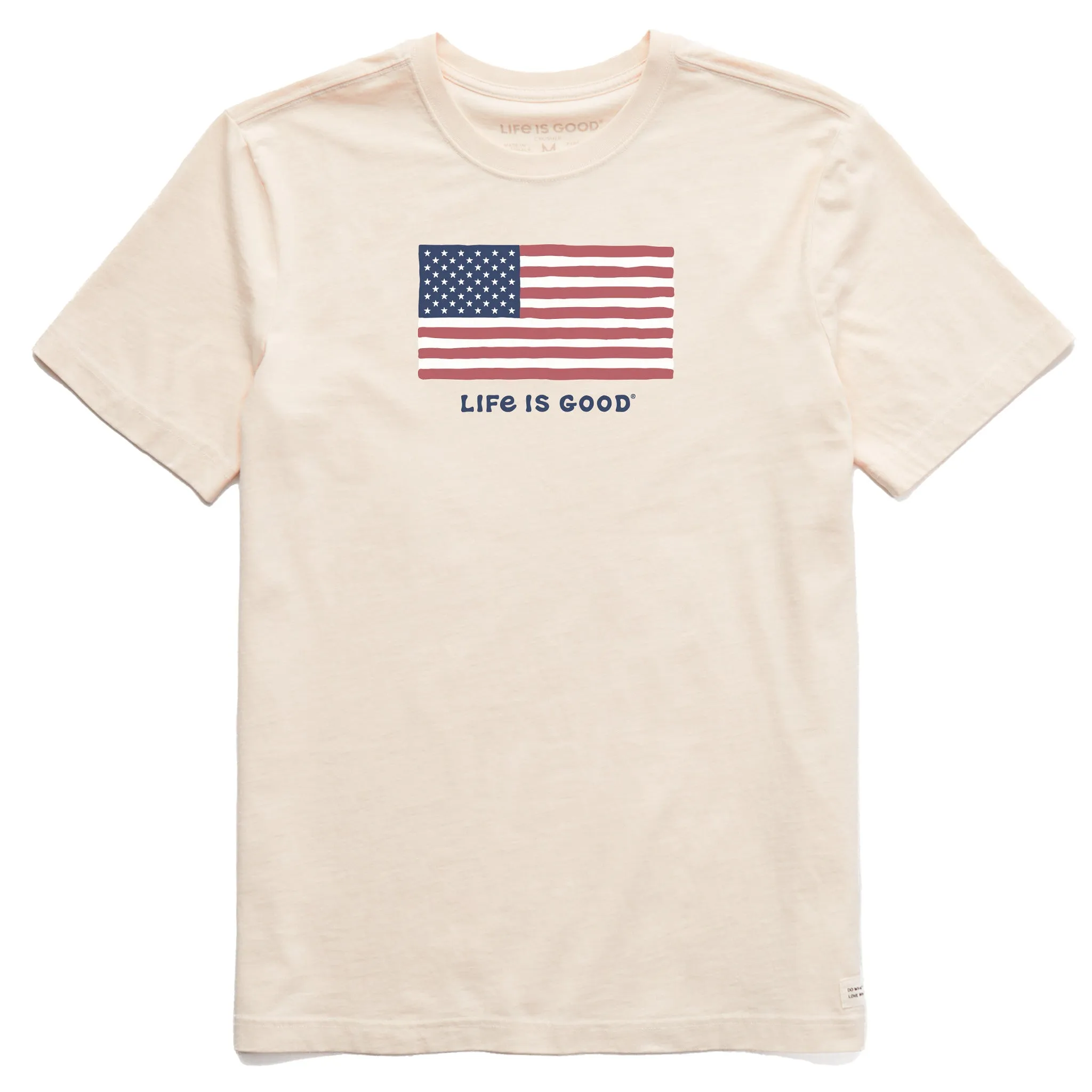 Men's Big Flag Short Sleeve Tee Life is Good