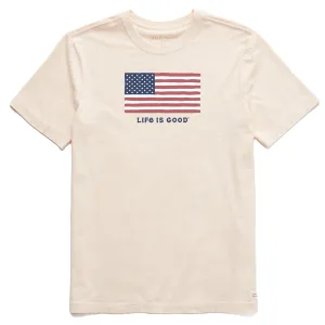 Men's Big Flag Short Sleeve Tee Life is Good