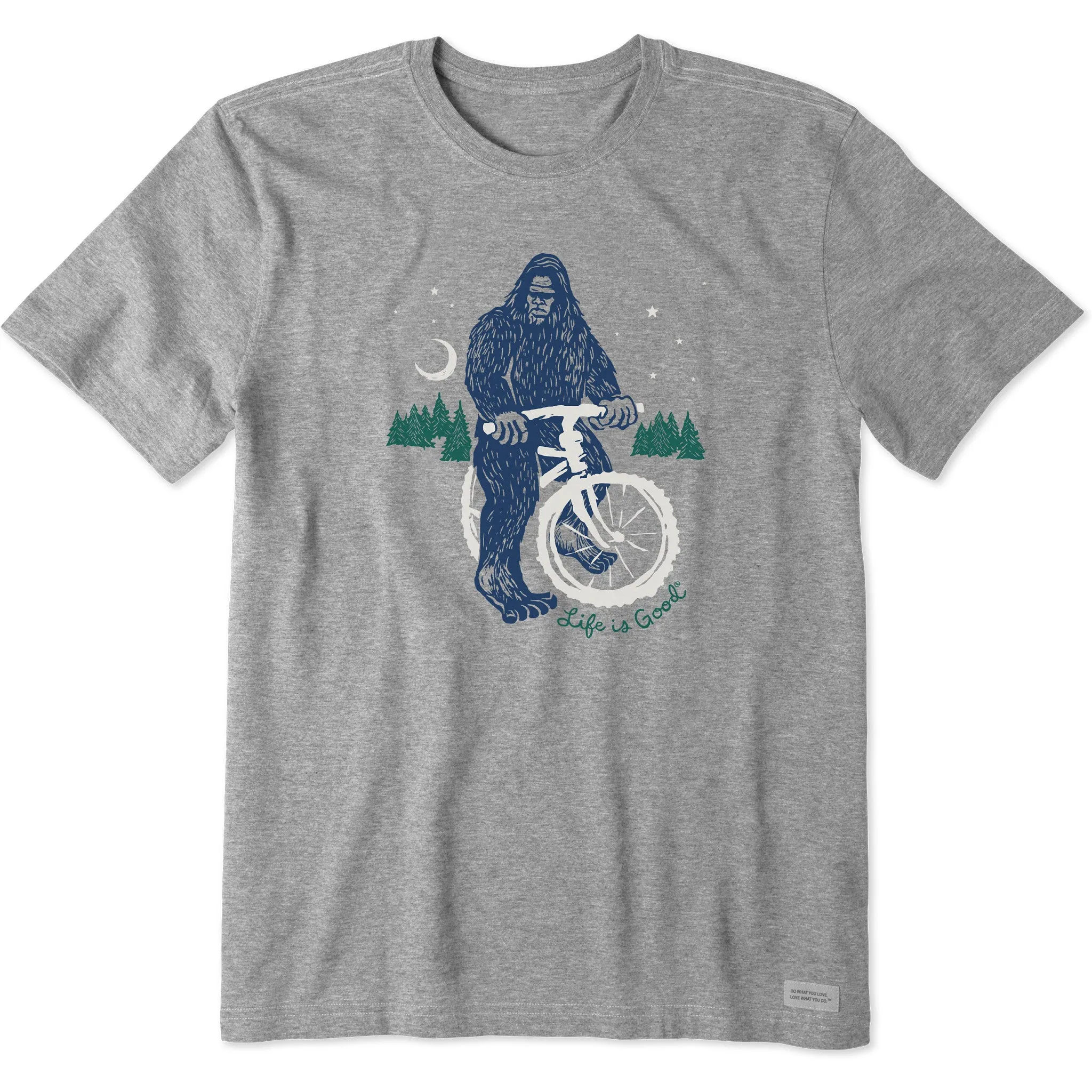 Men's Big Foot Bike Short Sleeve Tee Life is Good