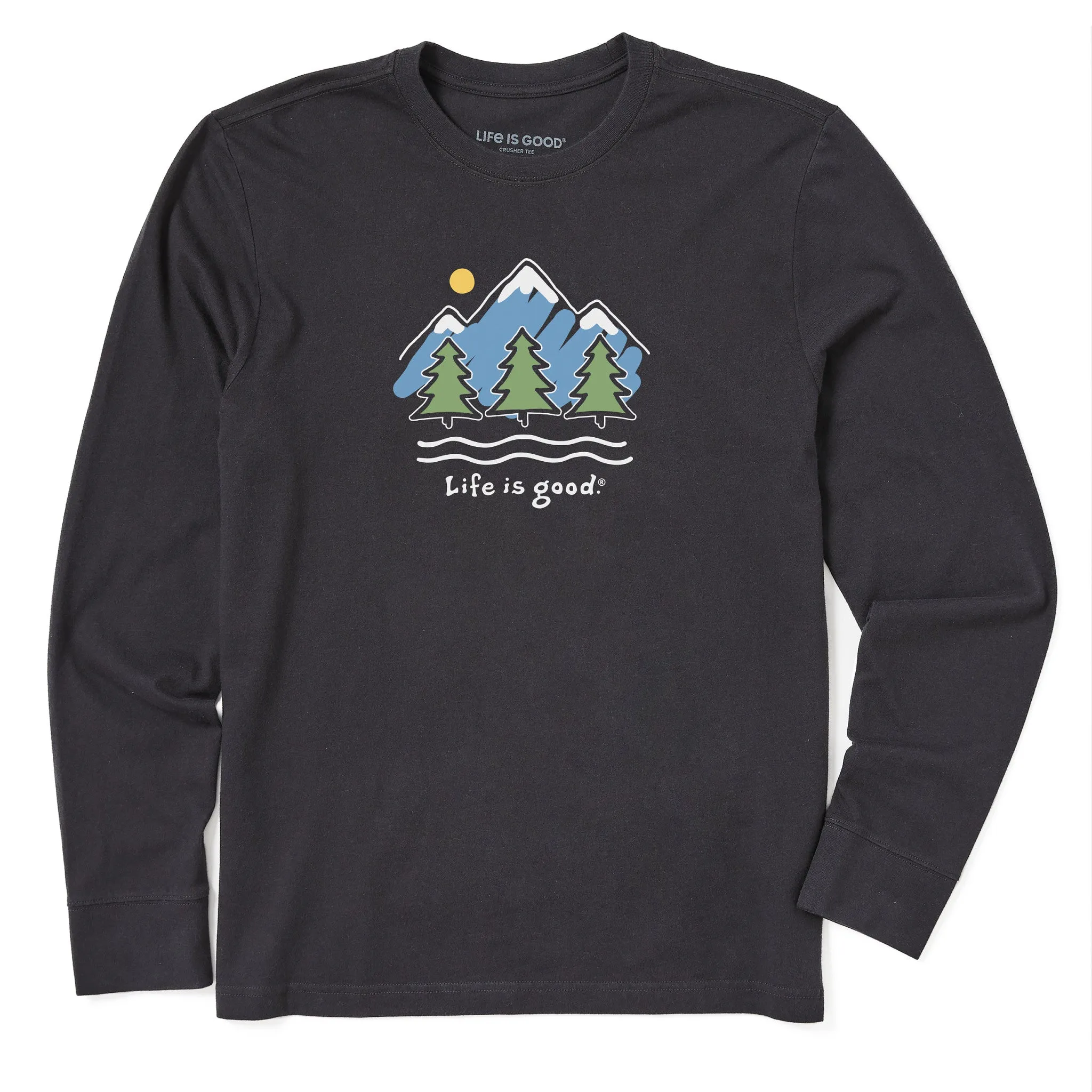 Men's Big Mountains Long Sleeve Tee Life is Good