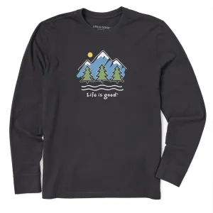 Men's Big Mountains Long Sleeve Tee Life is Good