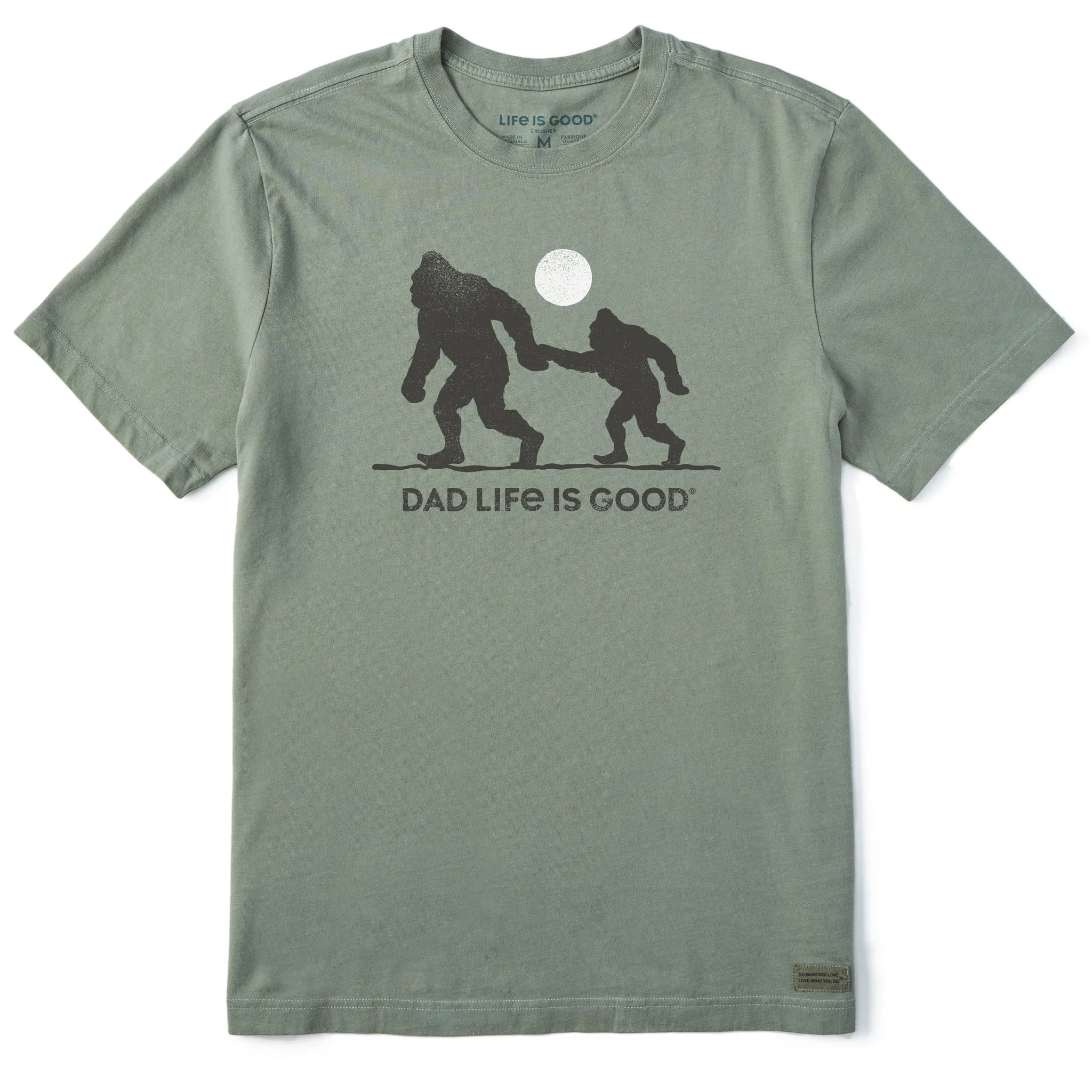 Men's Bigfoot Dad Life is Good Short Sleeve Tee Life is Good