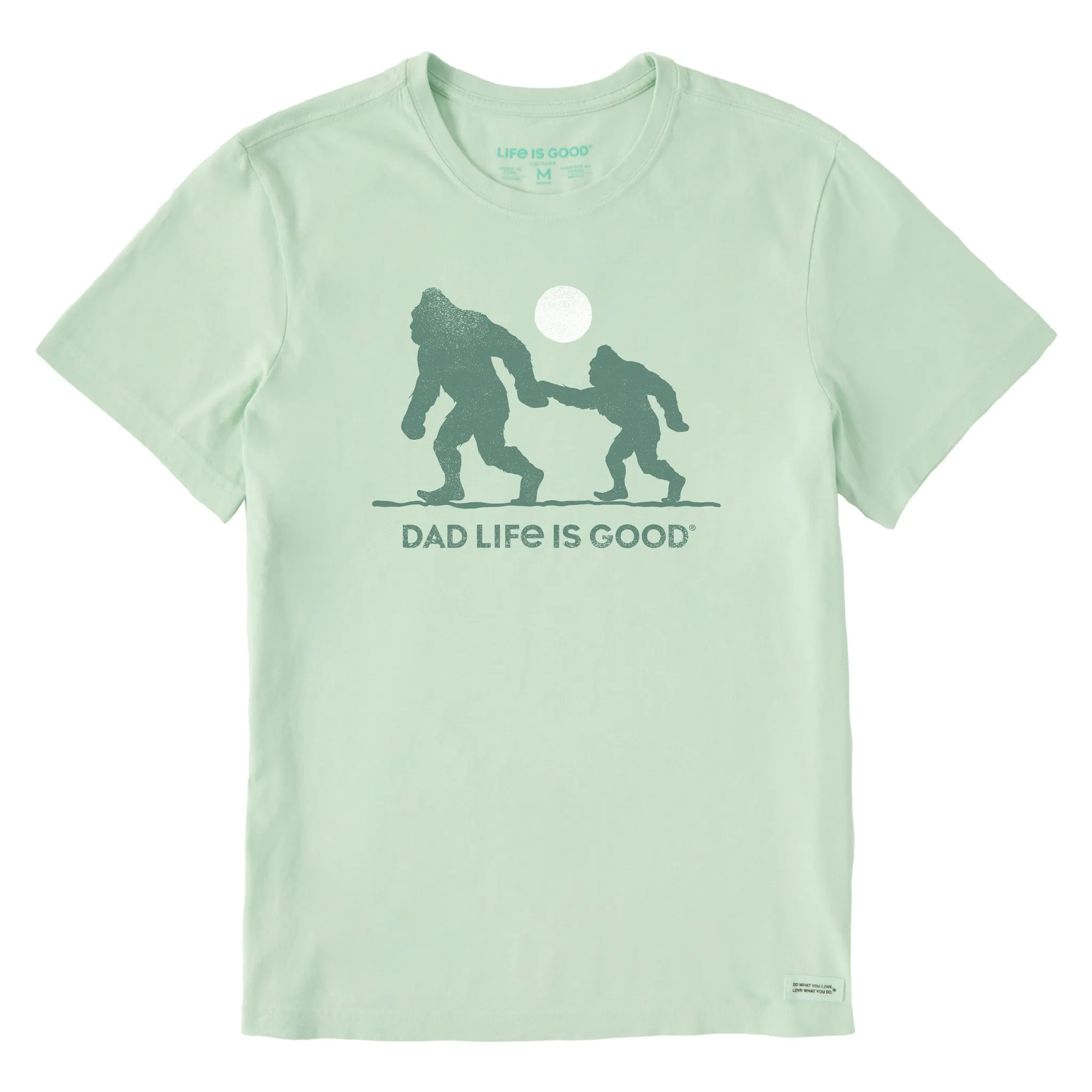 Men's Bigfoot Dad Life is Good Short Sleeve Tee Life is Good